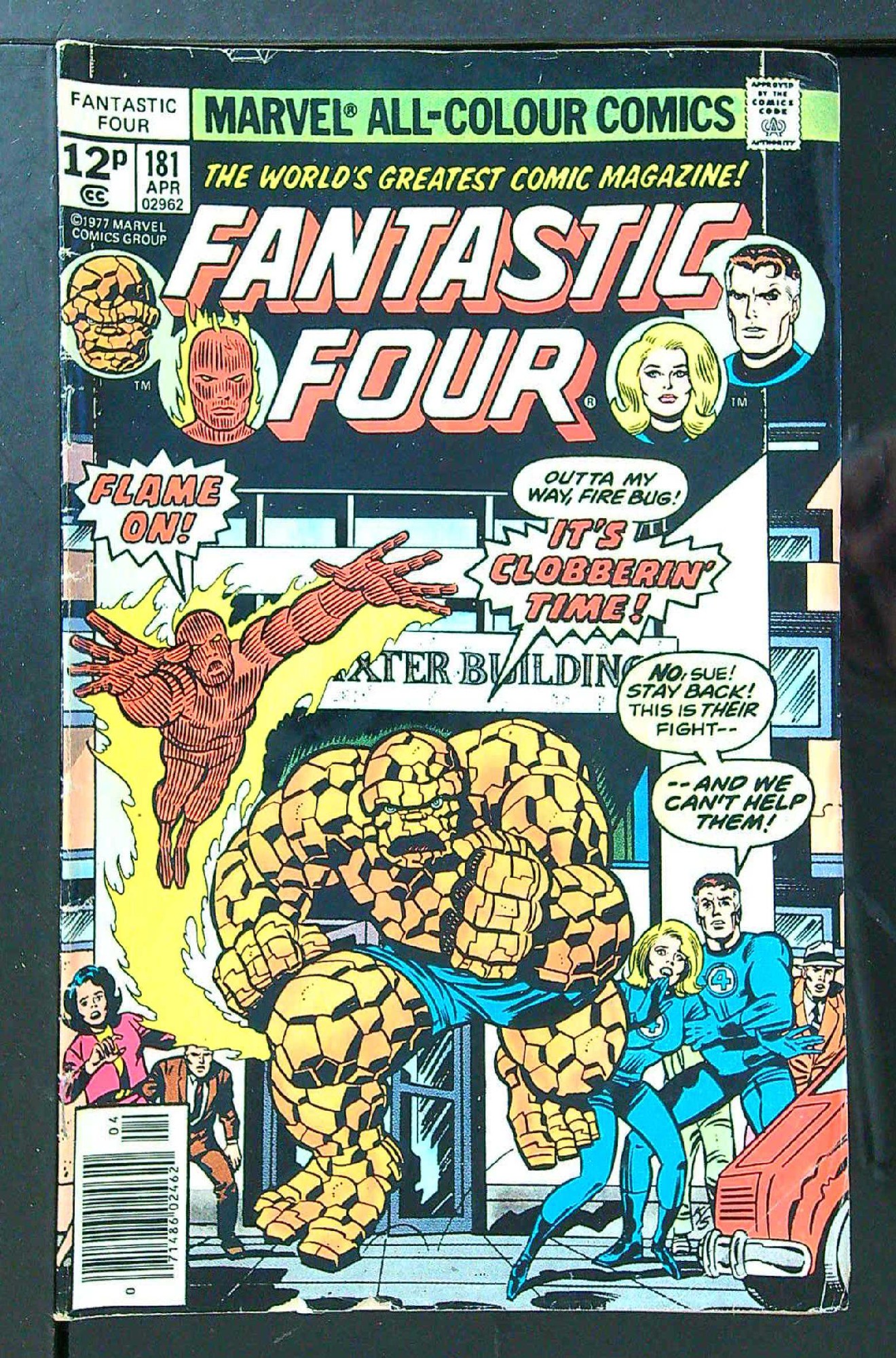 Cover of Fantastic Four (Vol 1) #181. One of 250,000 Vintage American Comics on sale from Krypton!