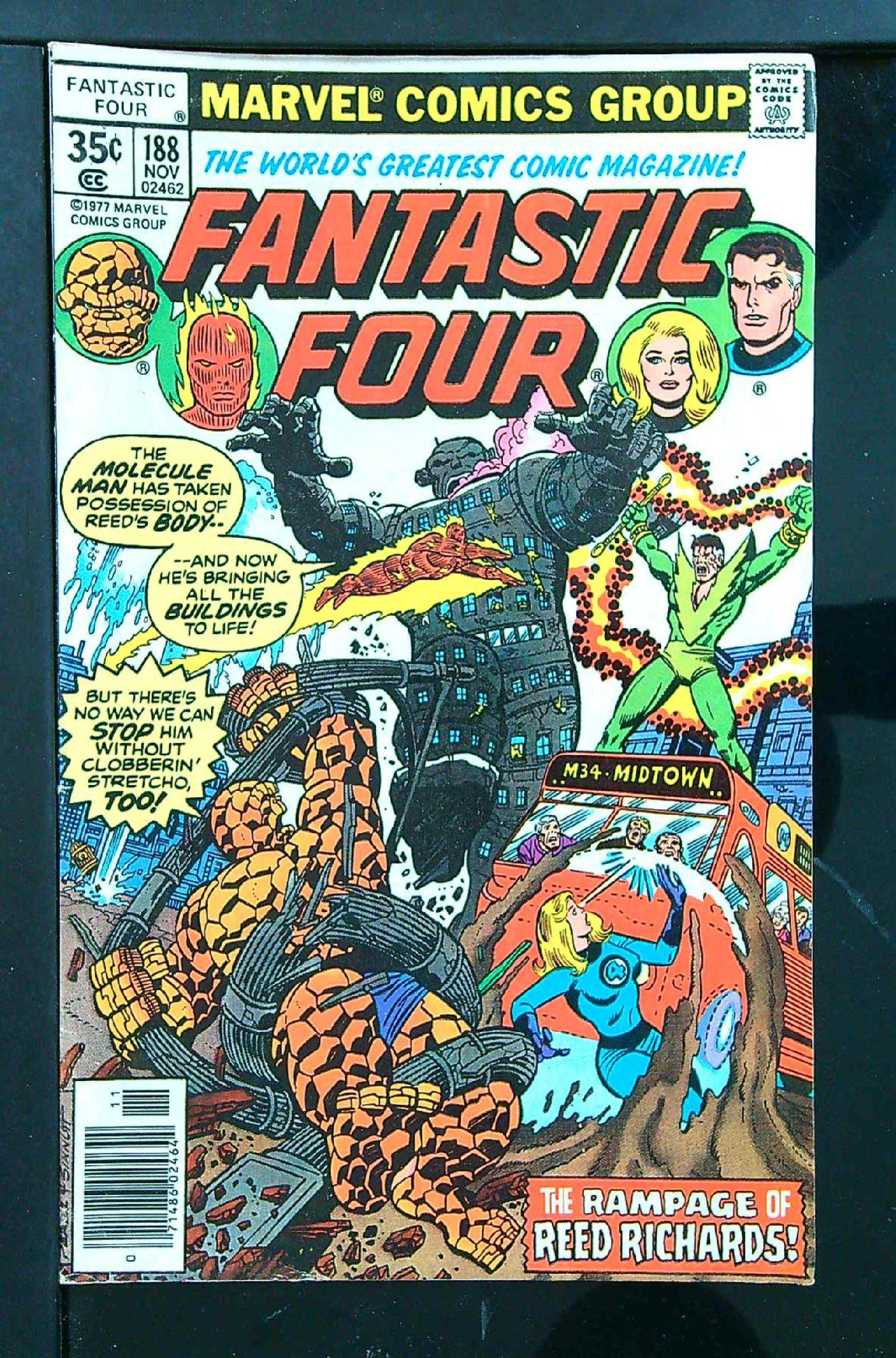 Cover of Fantastic Four (Vol 1) #188. One of 250,000 Vintage American Comics on sale from Krypton!