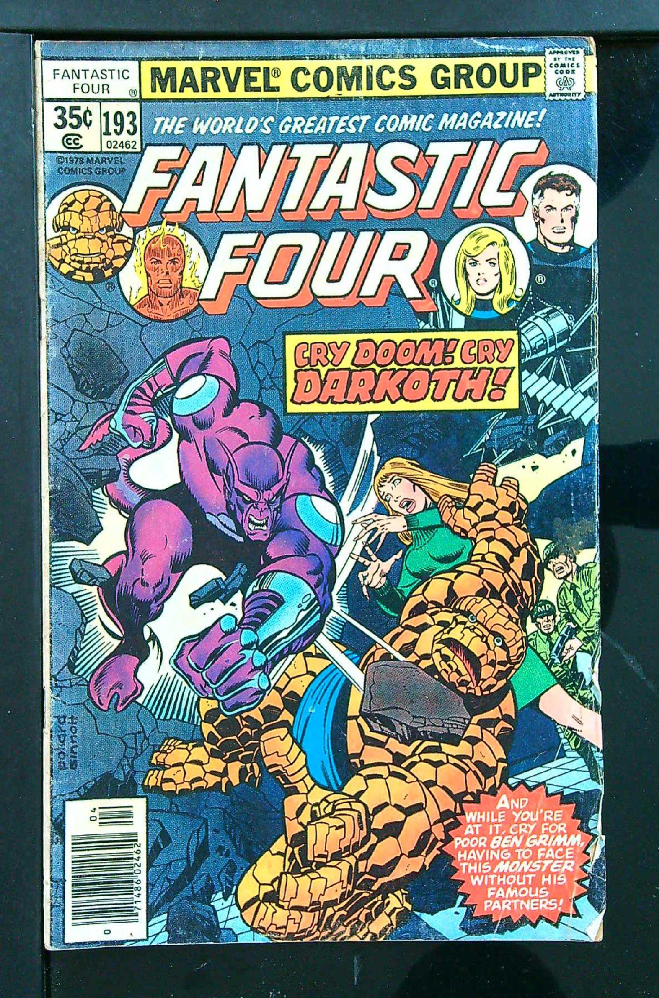 Cover of Fantastic Four (Vol 1) #193. One of 250,000 Vintage American Comics on sale from Krypton!