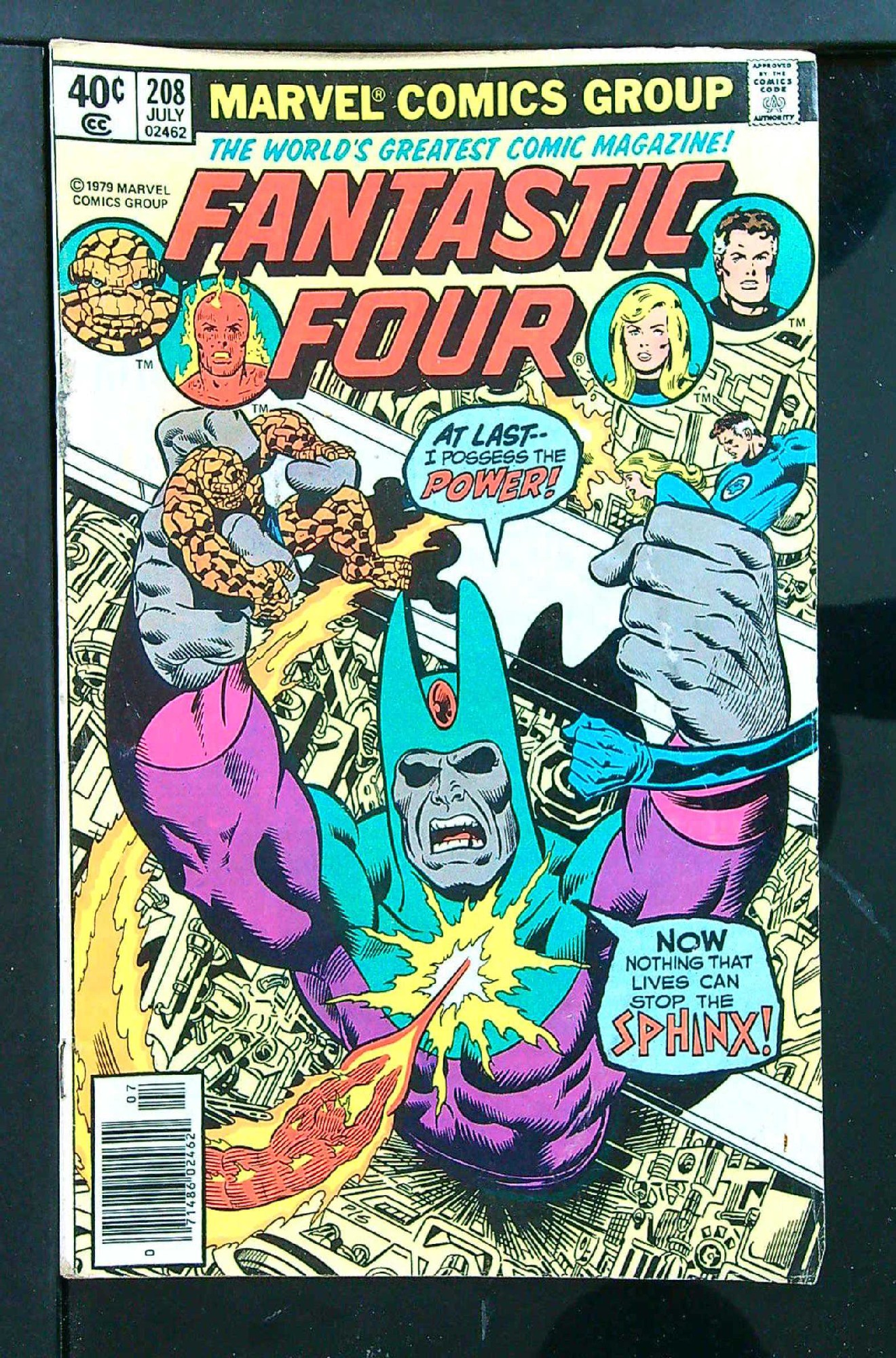 Cover of Fantastic Four (Vol 1) #208. One of 250,000 Vintage American Comics on sale from Krypton!