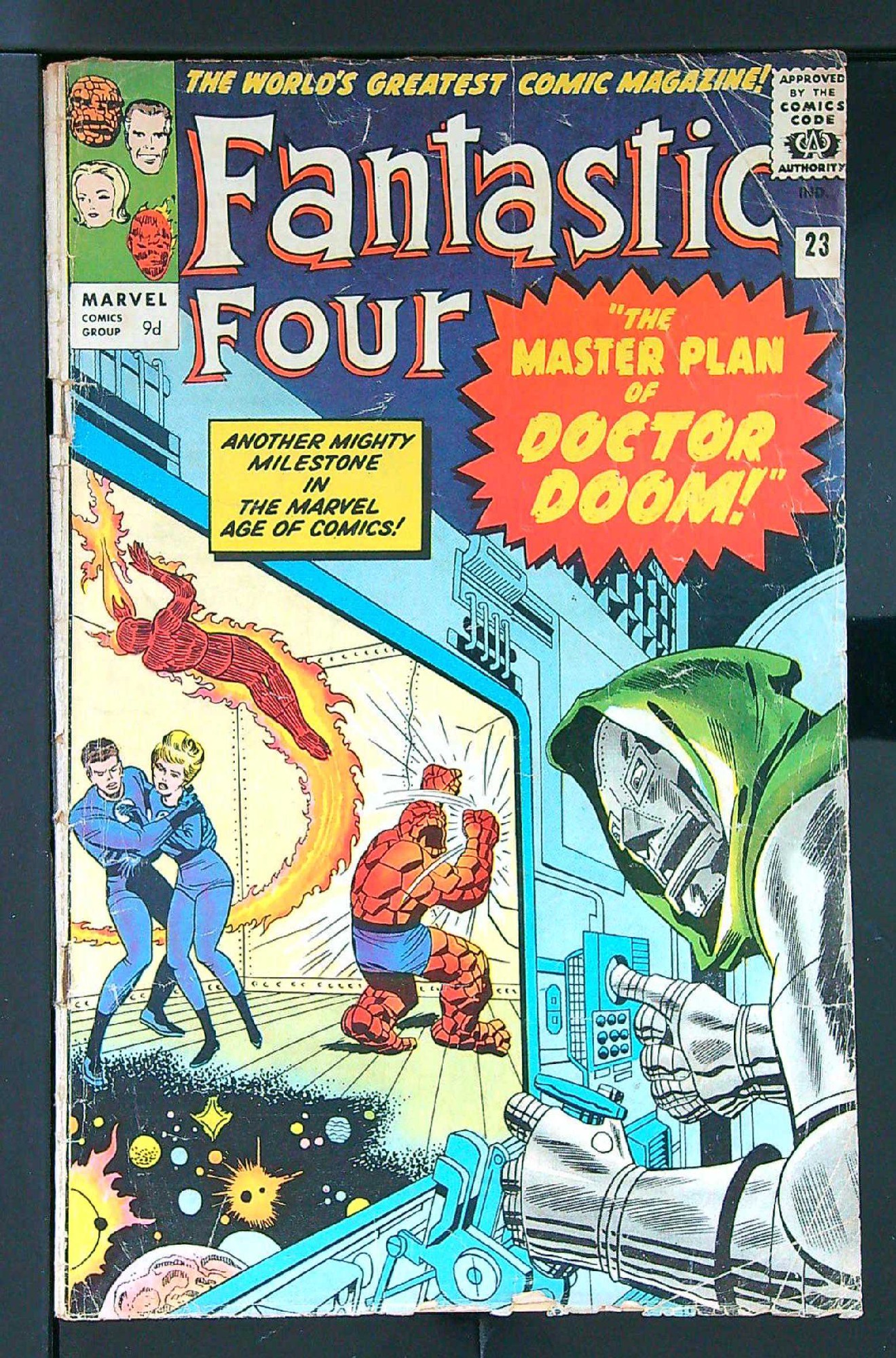 Cover of Fantastic Four (Vol 1) #23. One of 250,000 Vintage American Comics on sale from Krypton!