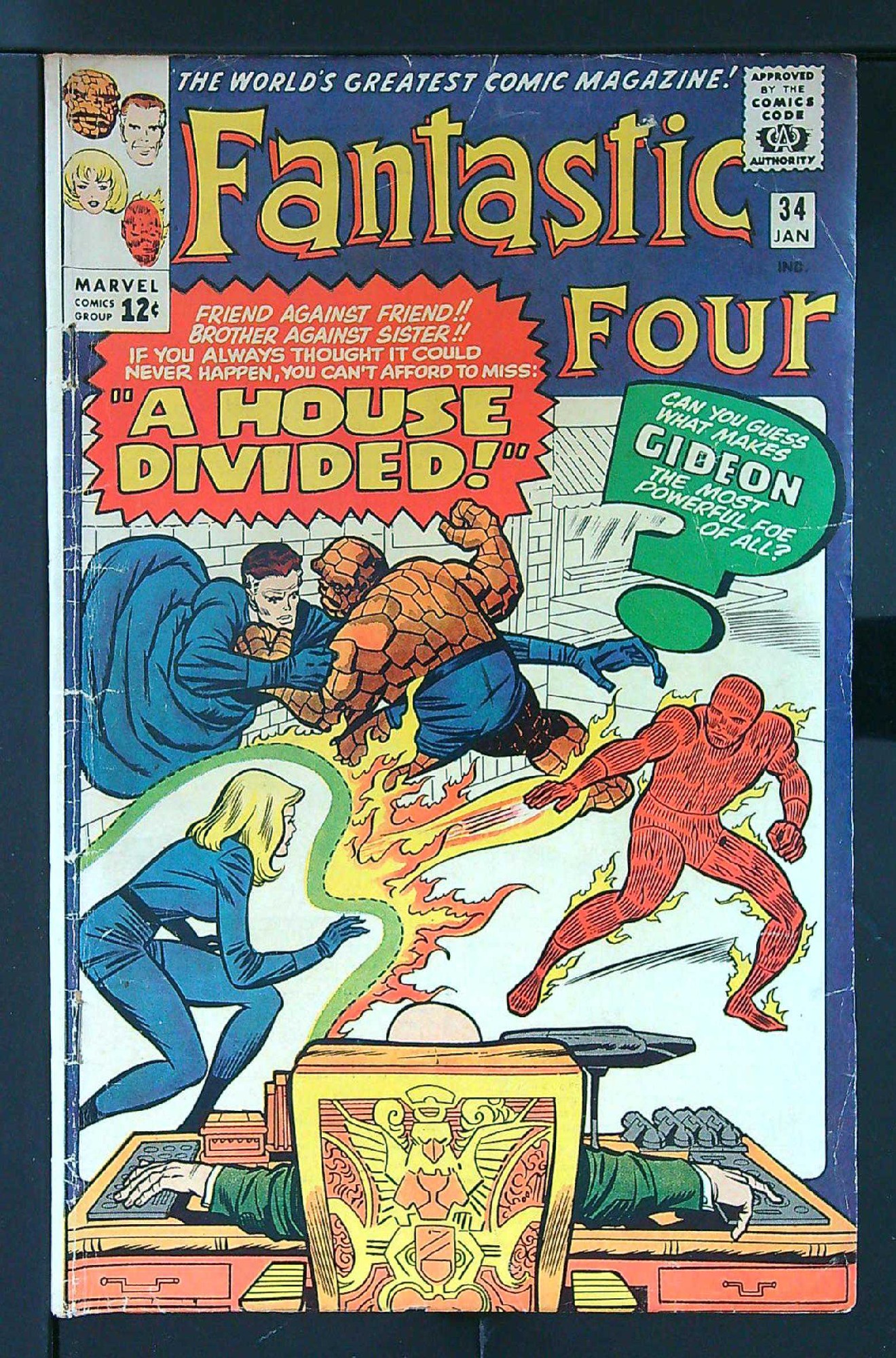 Cover of Fantastic Four (Vol 1) #34. One of 250,000 Vintage American Comics on sale from Krypton!