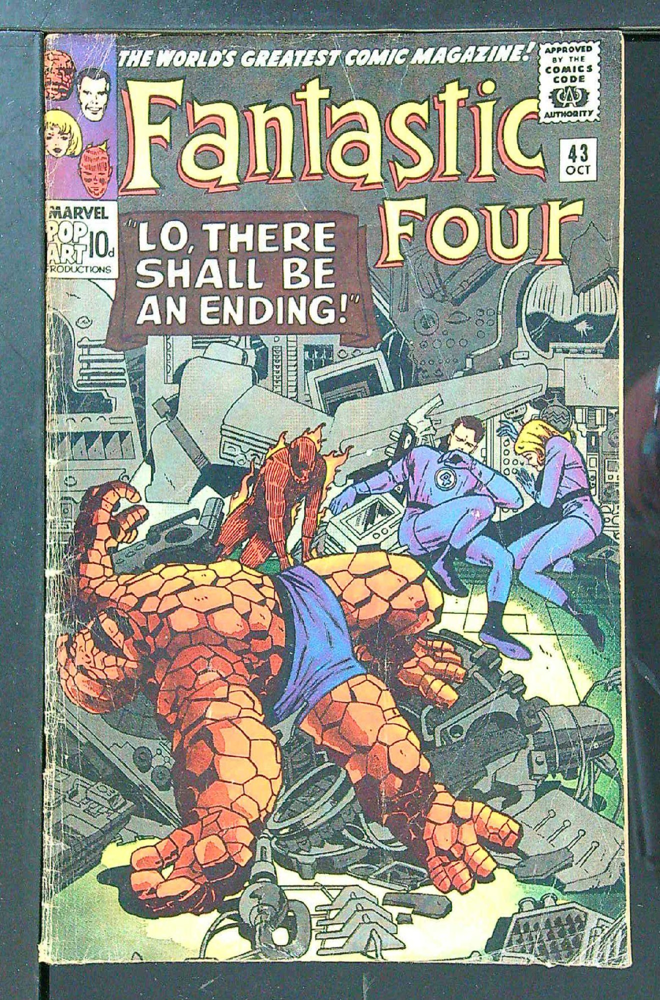Cover of Fantastic Four (Vol 1) #43. One of 250,000 Vintage American Comics on sale from Krypton!