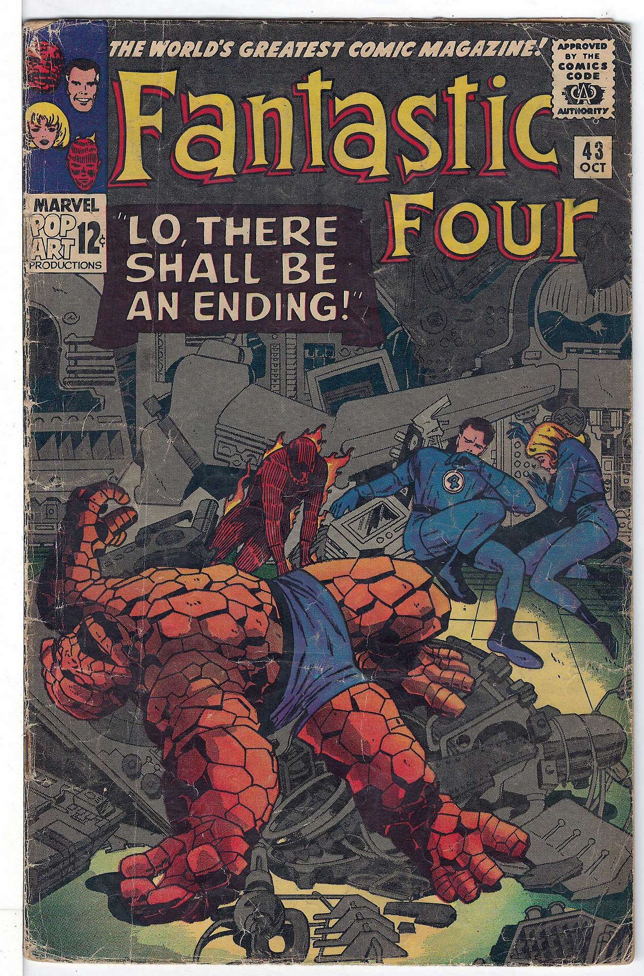 Cover of Fantastic Four (Vol 1) #43. One of 250,000 Vintage American Comics on sale from Krypton!