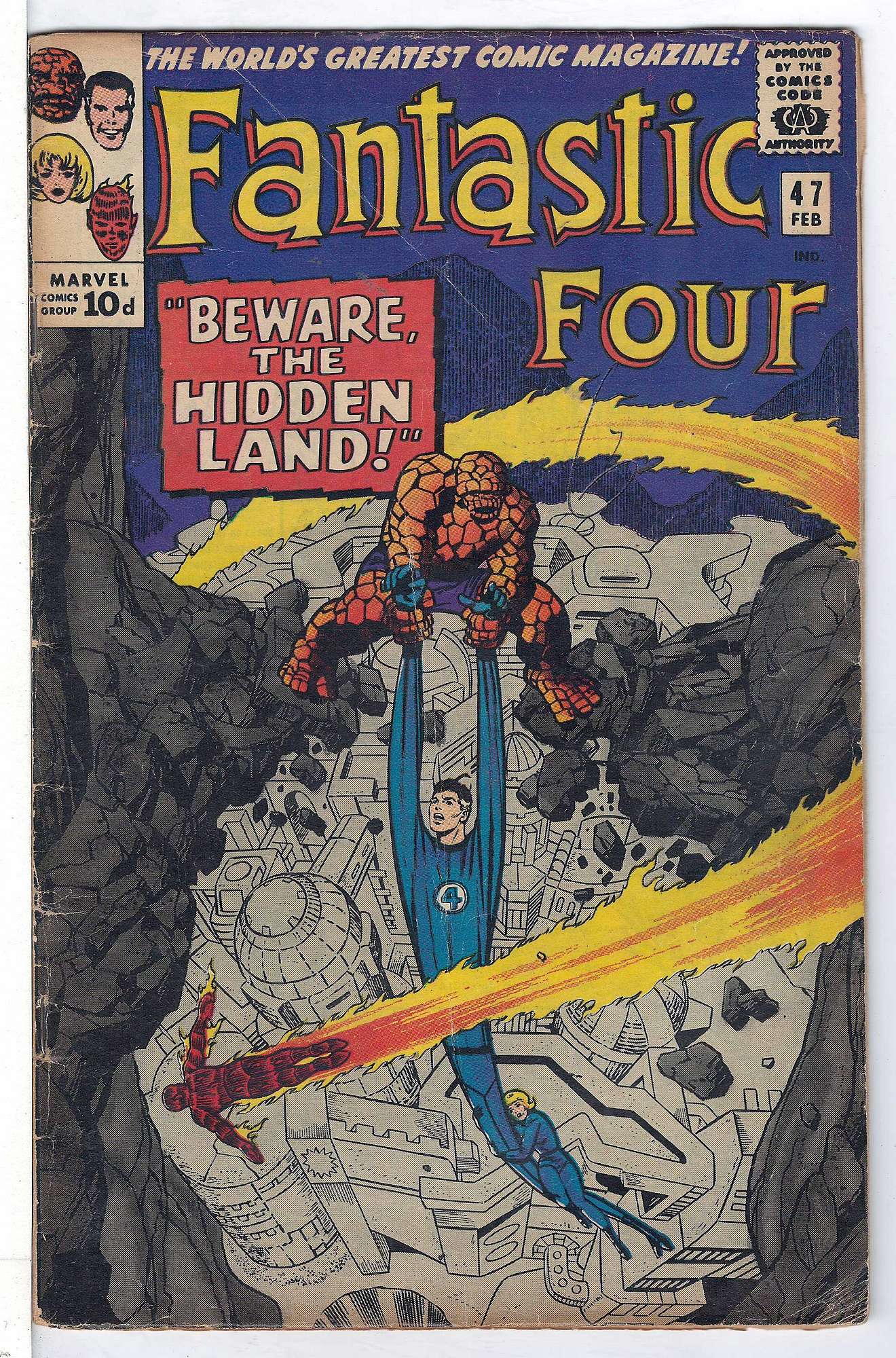 Cover of Fantastic Four (Vol 1) #47. One of 250,000 Vintage American Comics on sale from Krypton!