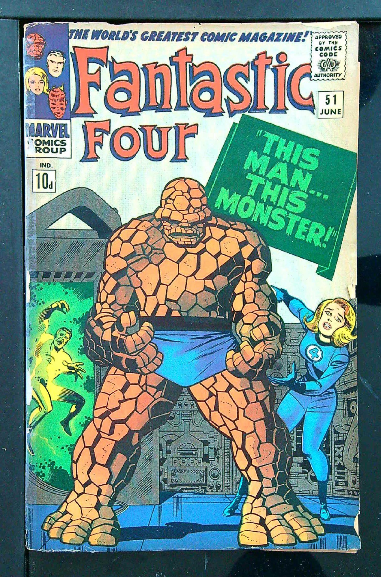 Cover of Fantastic Four (Vol 1) #51. One of 250,000 Vintage American Comics on sale from Krypton!