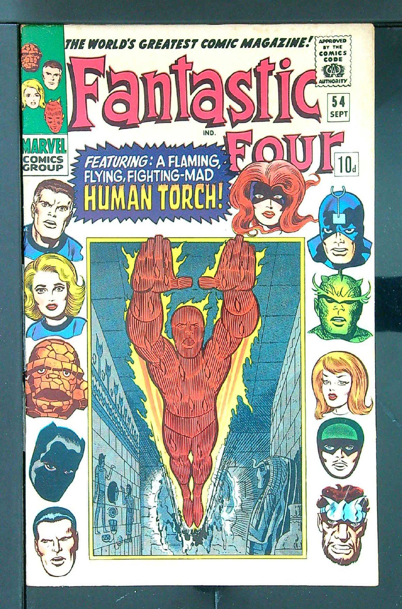 Cover of Fantastic Four (Vol 1) #54. One of 250,000 Vintage American Comics on sale from Krypton!