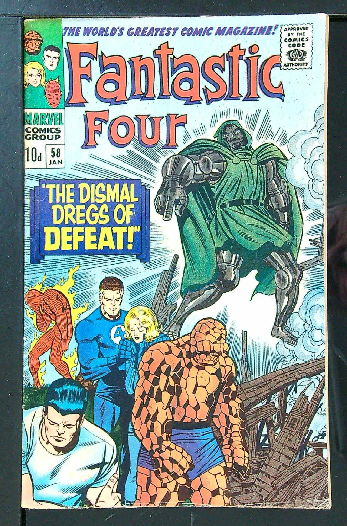 Cover of Fantastic Four (Vol 1) #58. One of 250,000 Vintage American Comics on sale from Krypton!
