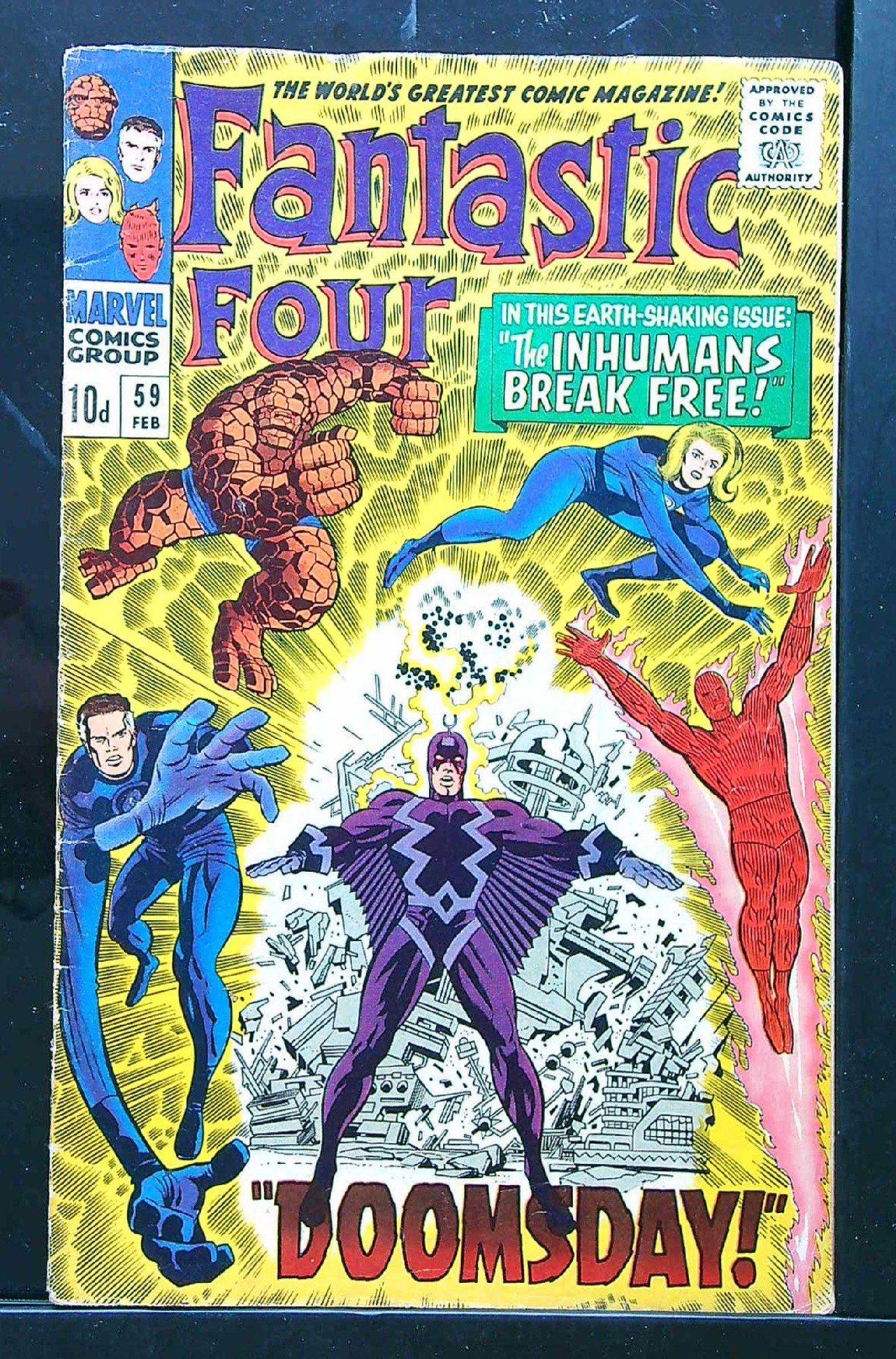 Cover of Fantastic Four (Vol 1) #59. One of 250,000 Vintage American Comics on sale from Krypton!