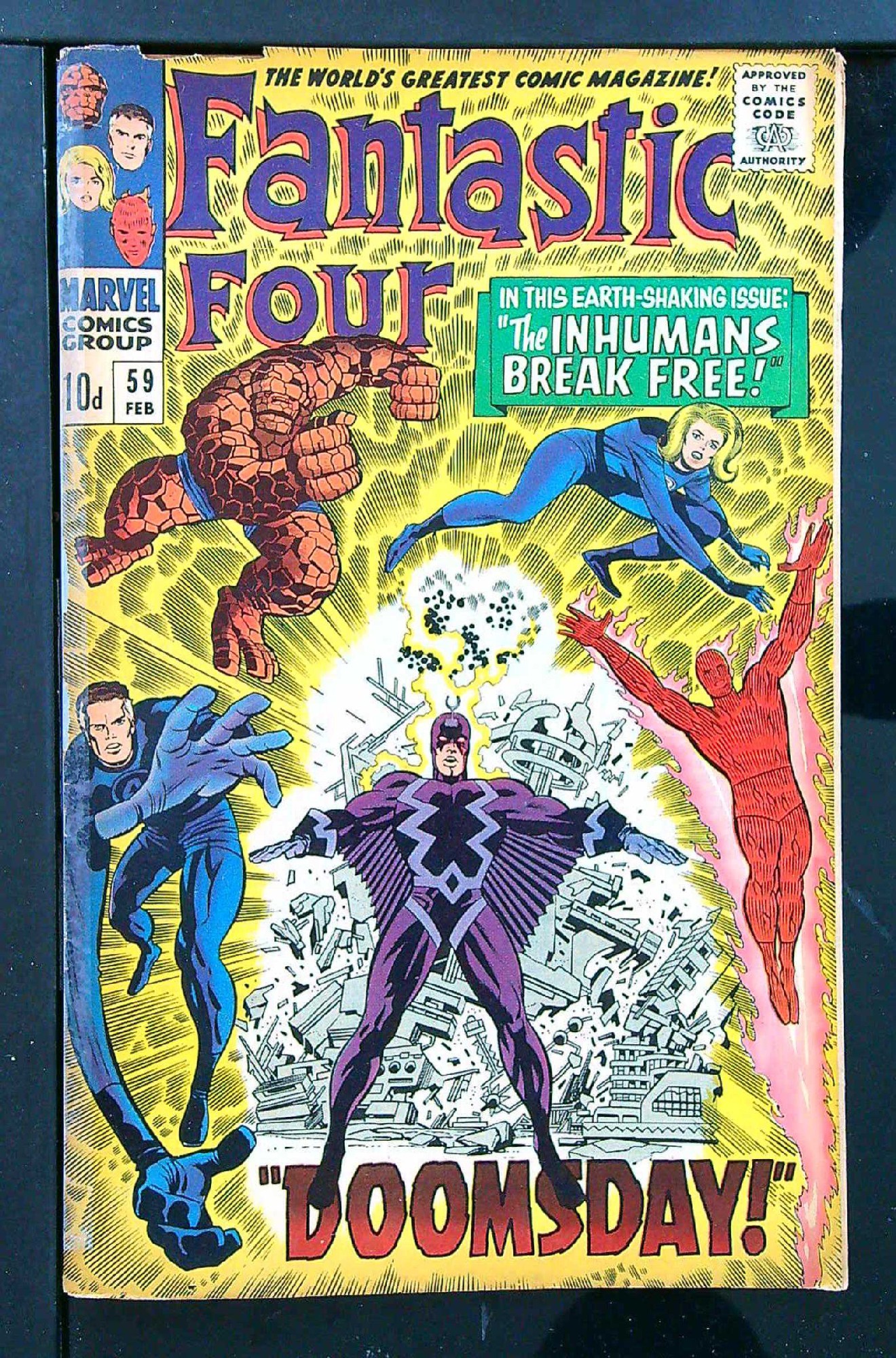 Cover of Fantastic Four (Vol 1) #59. One of 250,000 Vintage American Comics on sale from Krypton!
