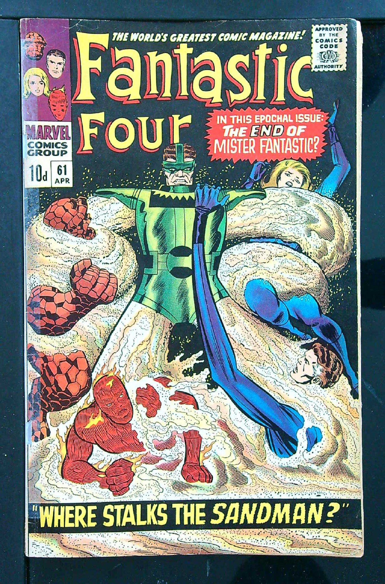 Cover of Fantastic Four (Vol 1) #61. One of 250,000 Vintage American Comics on sale from Krypton!