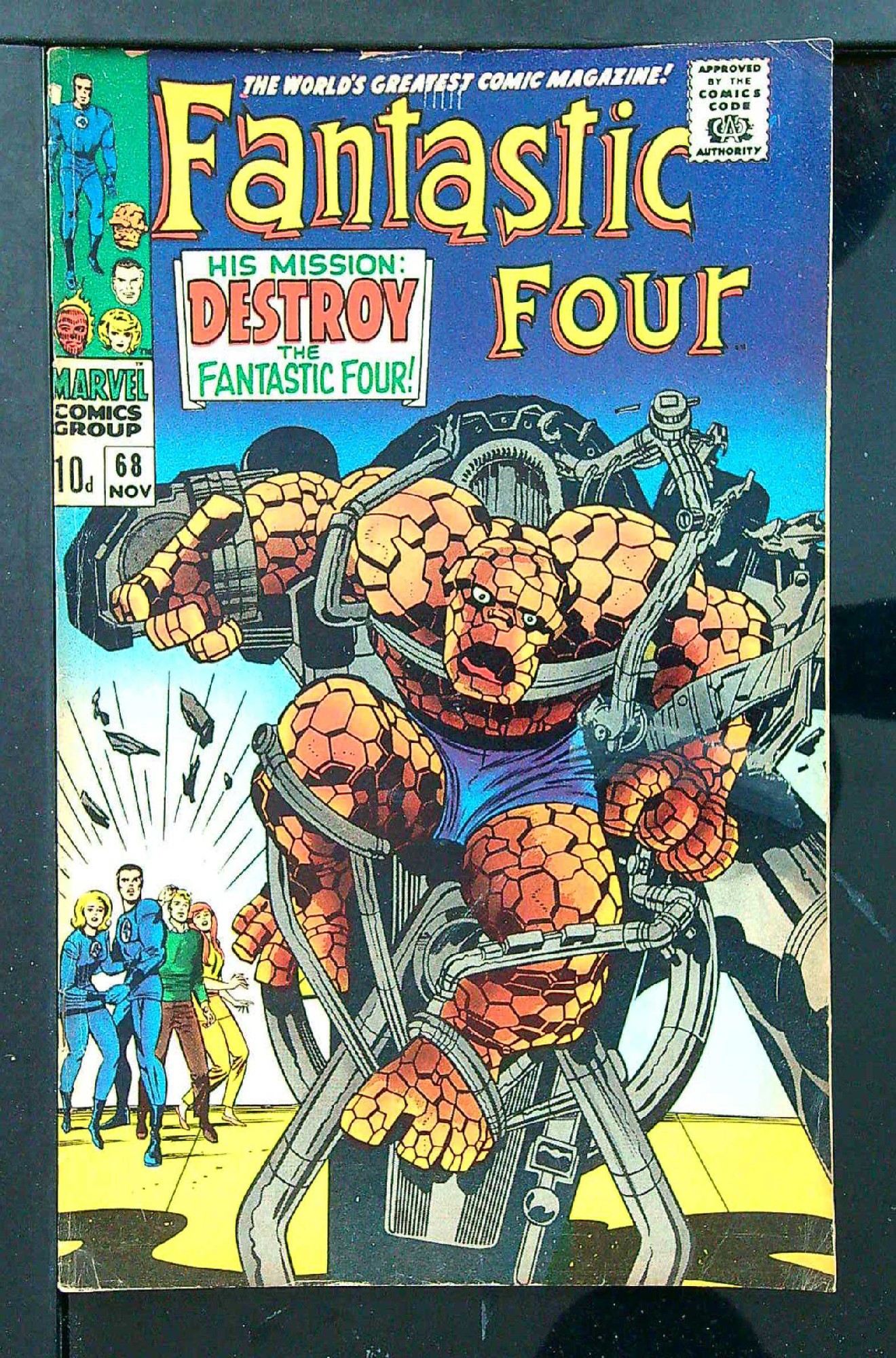 Cover of Fantastic Four (Vol 1) #68. One of 250,000 Vintage American Comics on sale from Krypton!