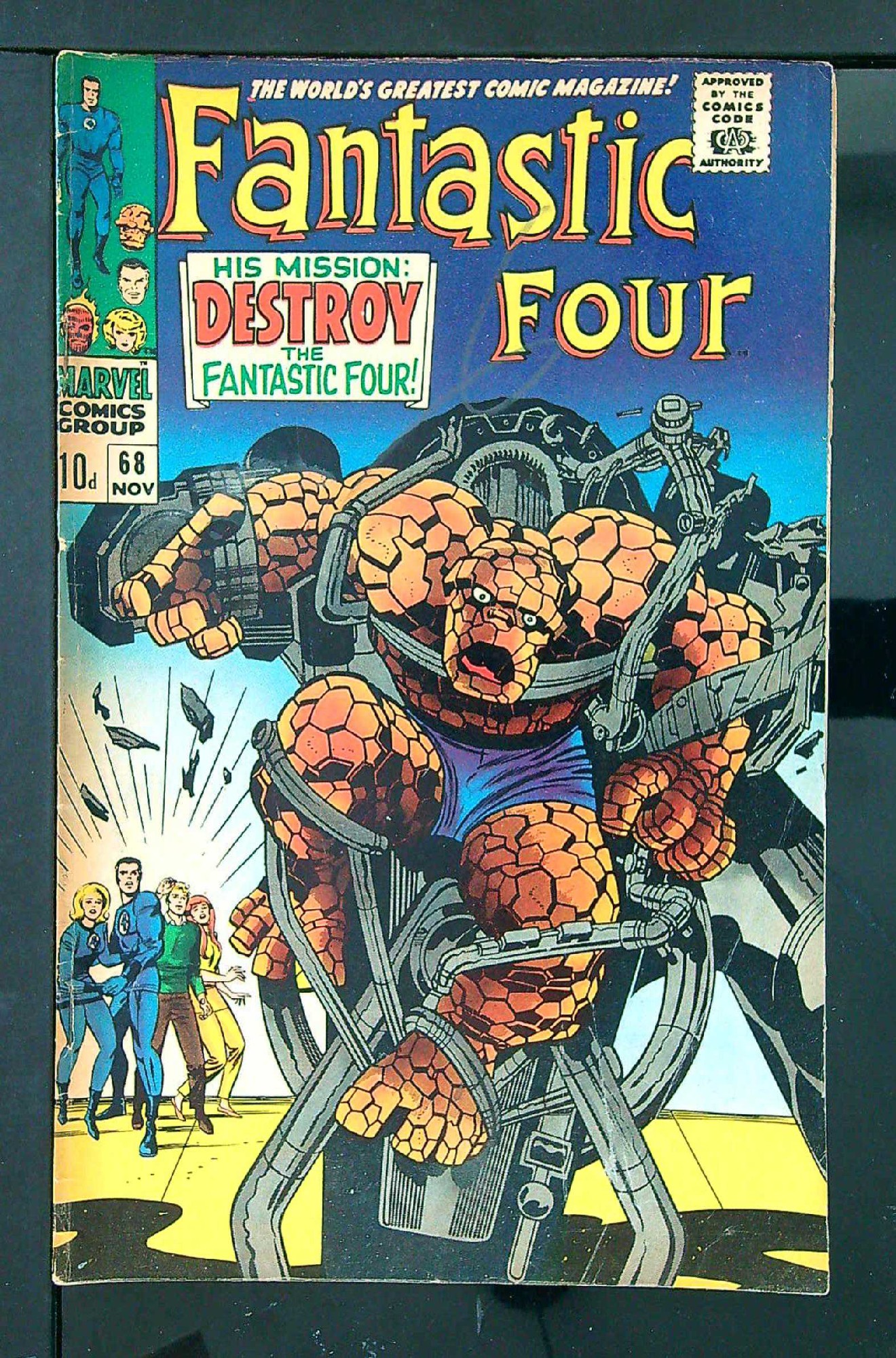 Cover of Fantastic Four (Vol 1) #68. One of 250,000 Vintage American Comics on sale from Krypton!