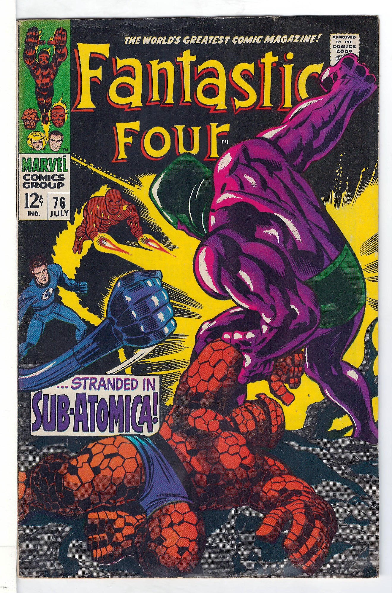 Cover of Fantastic Four (Vol 1) #76. One of 250,000 Vintage American Comics on sale from Krypton!