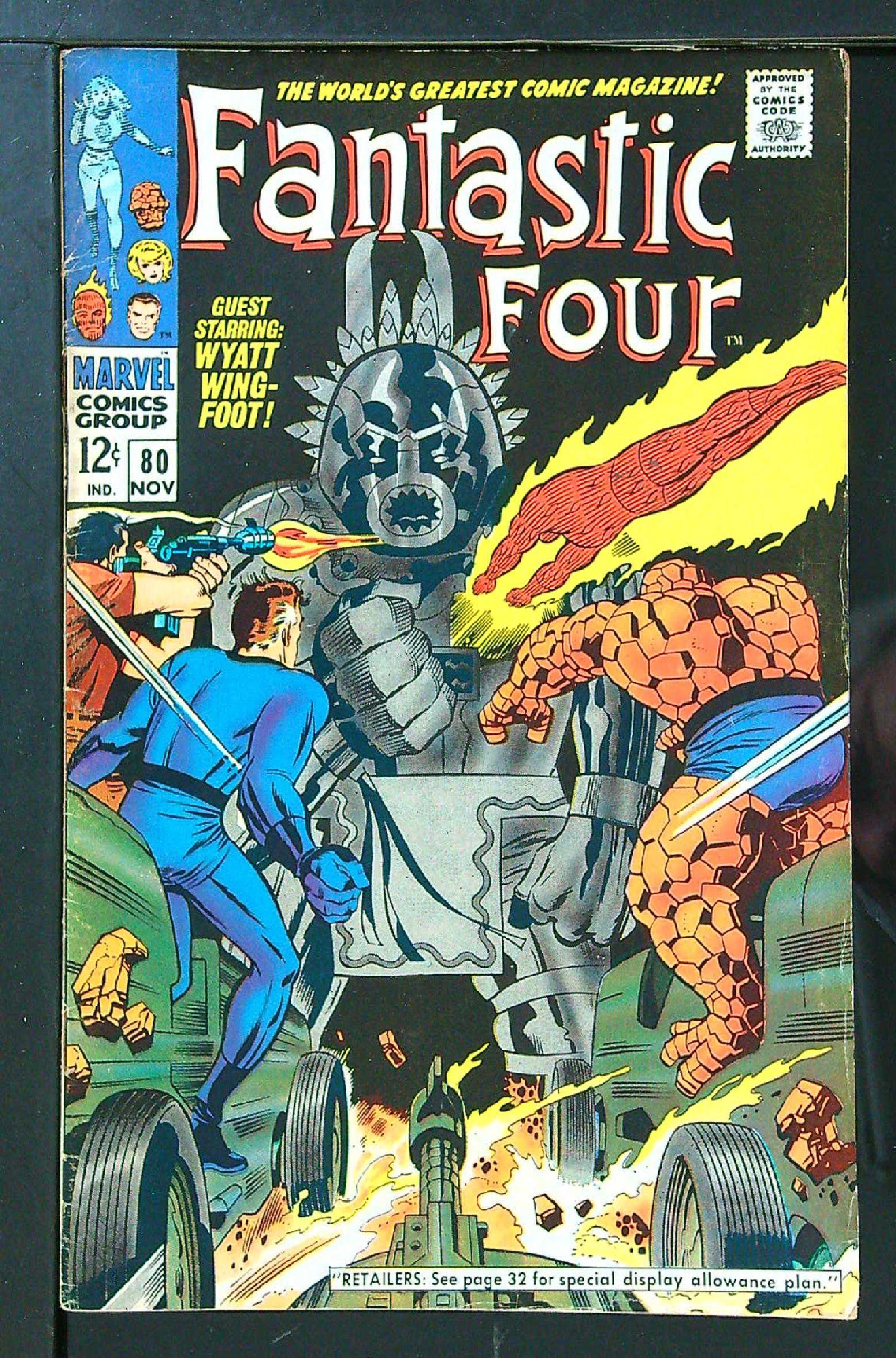 Cover of Fantastic Four (Vol 1) #80. One of 250,000 Vintage American Comics on sale from Krypton!