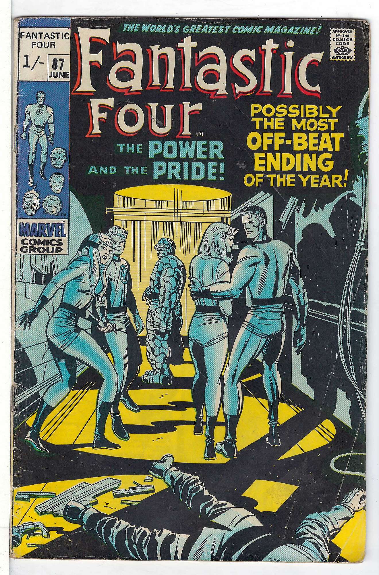 Cover of Fantastic Four (Vol 1) #87. One of 250,000 Vintage American Comics on sale from Krypton!