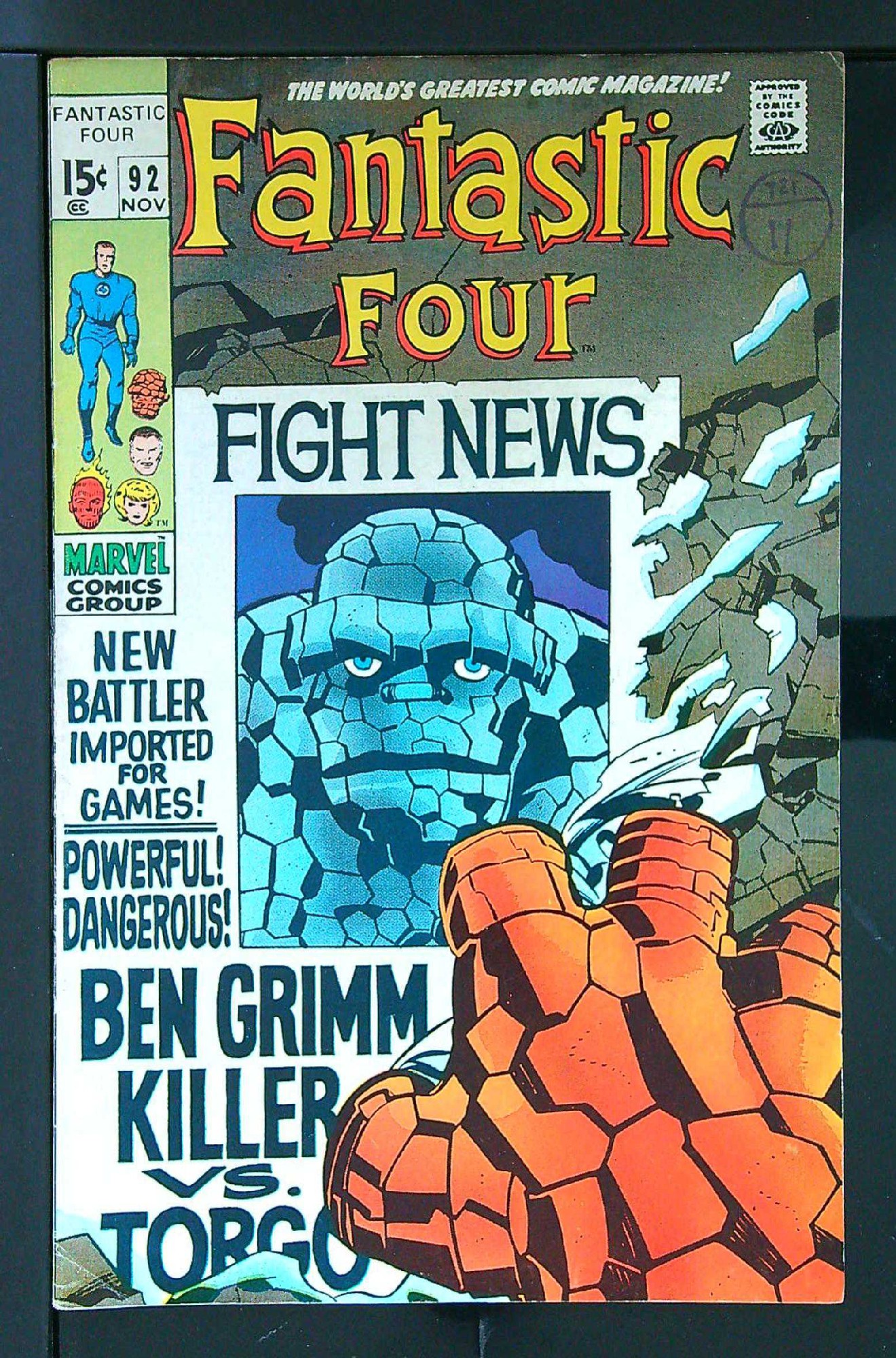 Cover of Fantastic Four (Vol 1) #92. One of 250,000 Vintage American Comics on sale from Krypton!