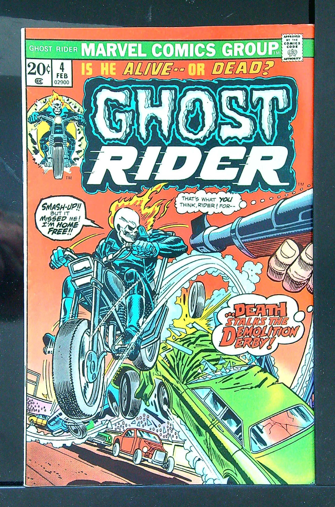 Cover of Ghost Rider (Vol 1) #4. One of 250,000 Vintage American Comics on sale from Krypton!