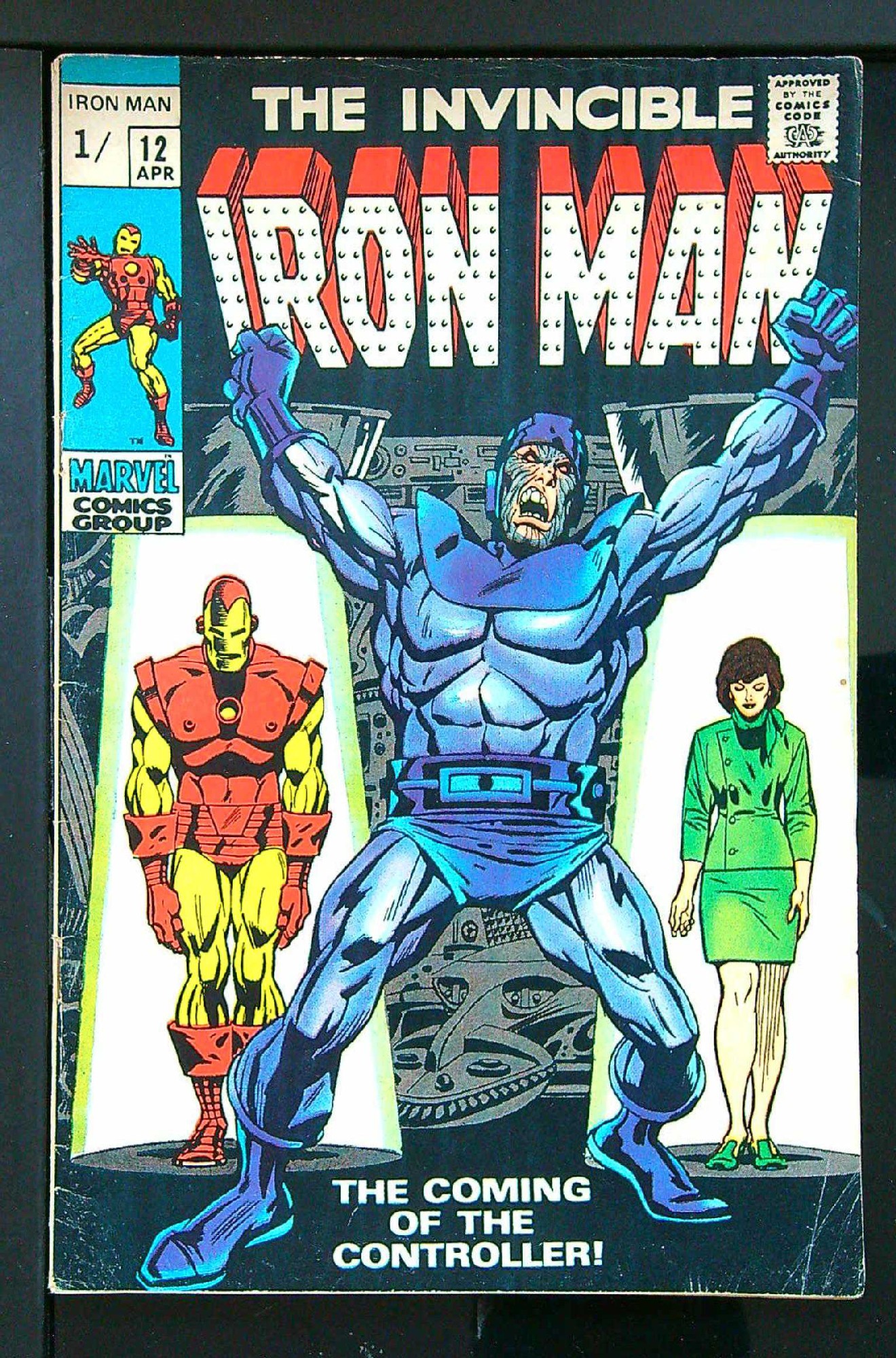 Cover of Iron Man (Vol 1) #12. One of 250,000 Vintage American Comics on sale from Krypton!