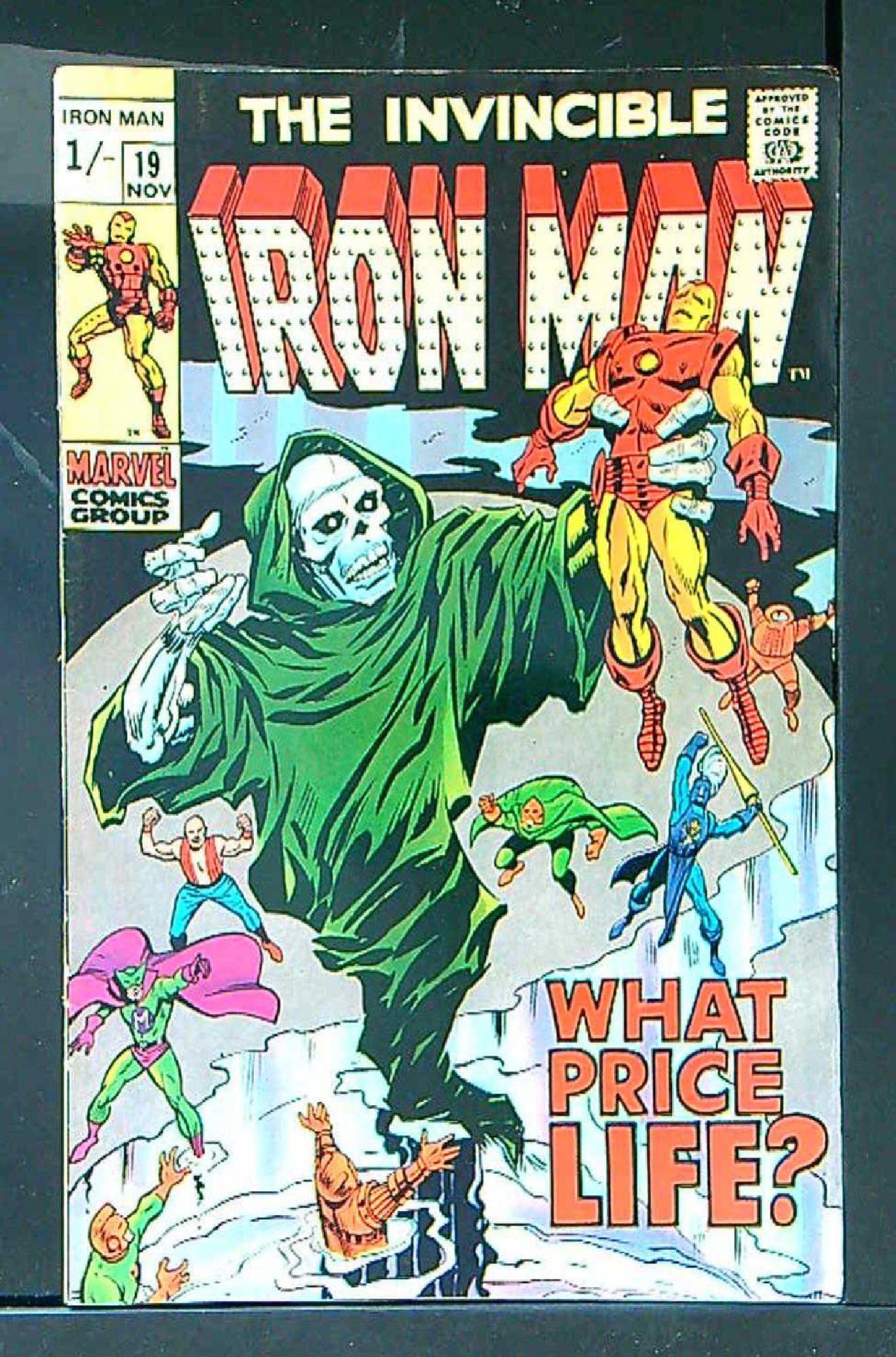 Cover of Iron Man (Vol 1) #19. One of 250,000 Vintage American Comics on sale from Krypton!