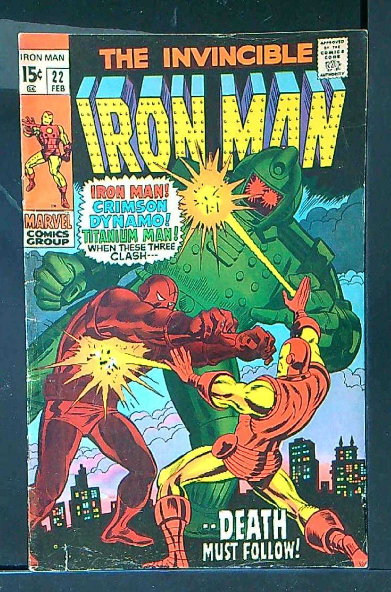 Cover of Iron Man (Vol 1) #22. One of 250,000 Vintage American Comics on sale from Krypton!
