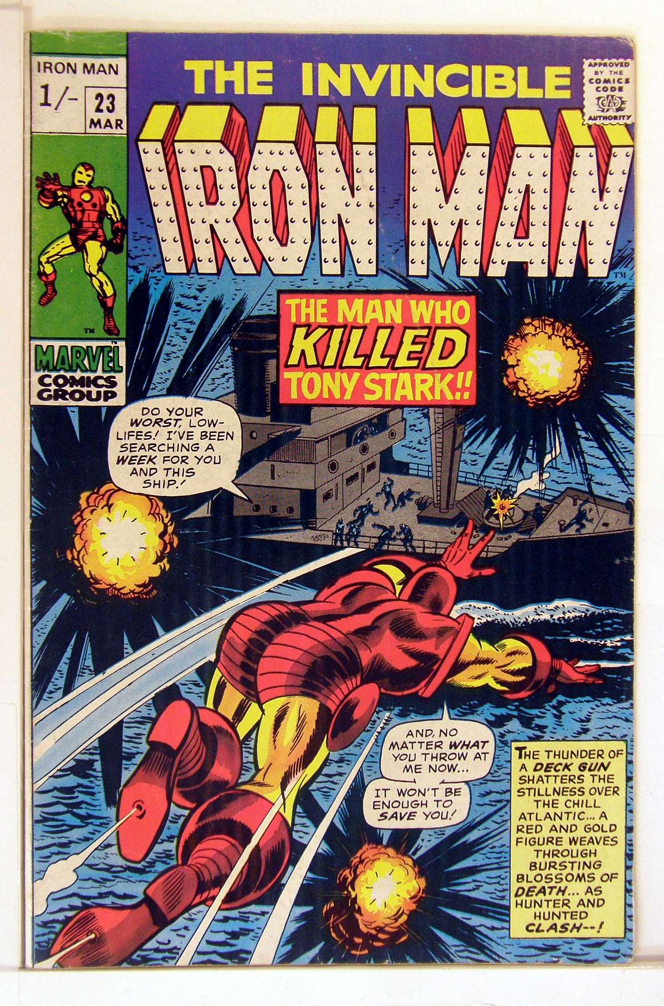 Cover of Iron Man (Vol 1) #23. One of 250,000 Vintage American Comics on sale from Krypton!