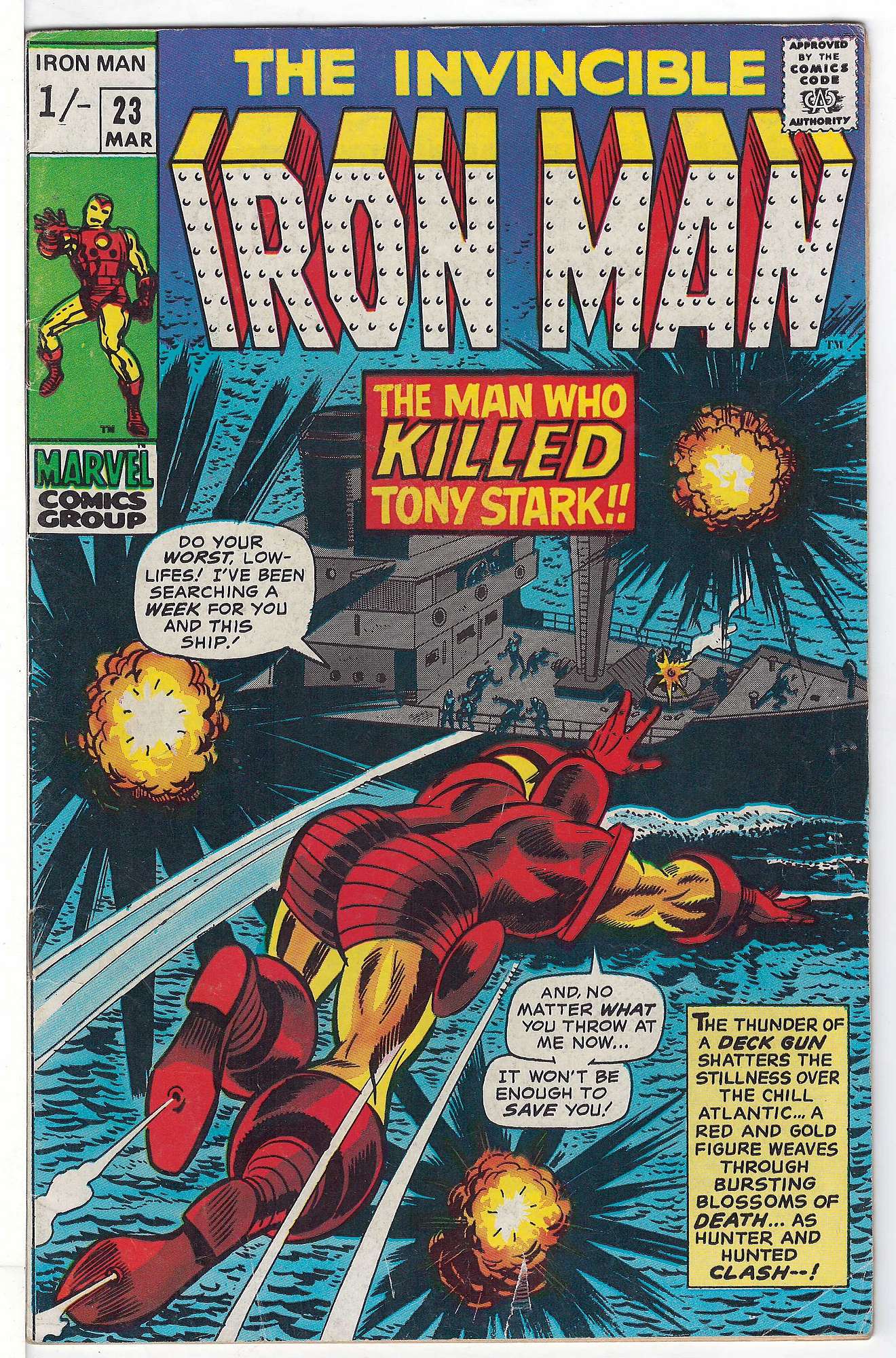 Cover of Iron Man (Vol 1) #23. One of 250,000 Vintage American Comics on sale from Krypton!