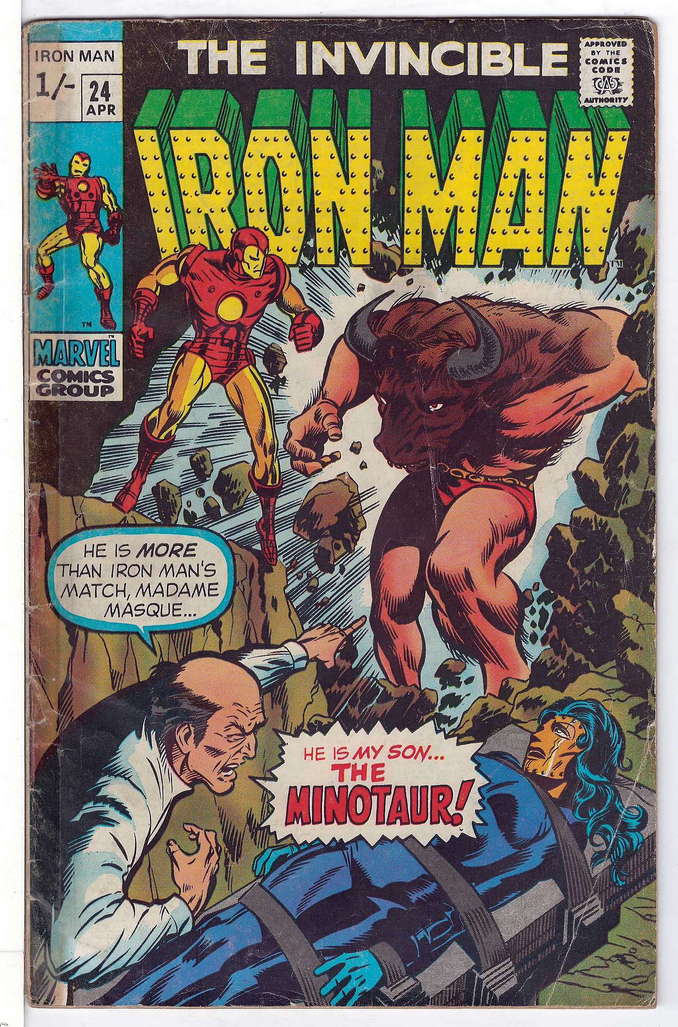 Cover of Iron Man (Vol 1) #24. One of 250,000 Vintage American Comics on sale from Krypton!