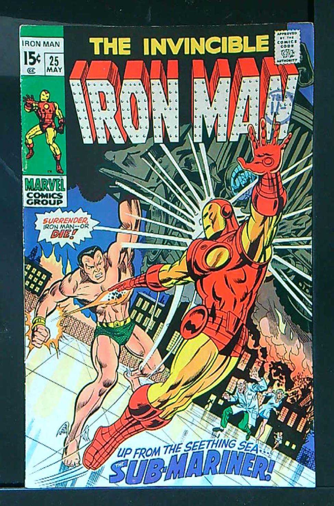 Cover of Iron Man (Vol 1) #25. One of 250,000 Vintage American Comics on sale from Krypton!