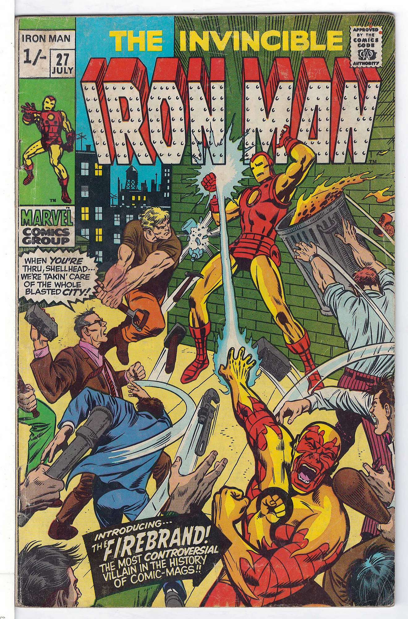 Cover of Iron Man (Vol 1) #27. One of 250,000 Vintage American Comics on sale from Krypton!