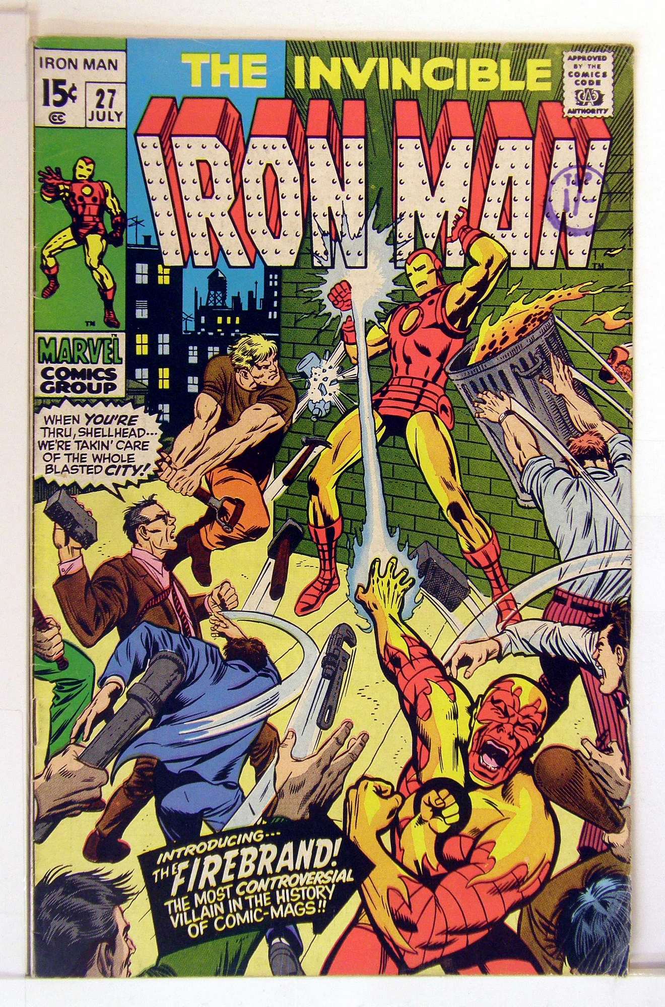 Cover of Iron Man (Vol 1) #27. One of 250,000 Vintage American Comics on sale from Krypton!