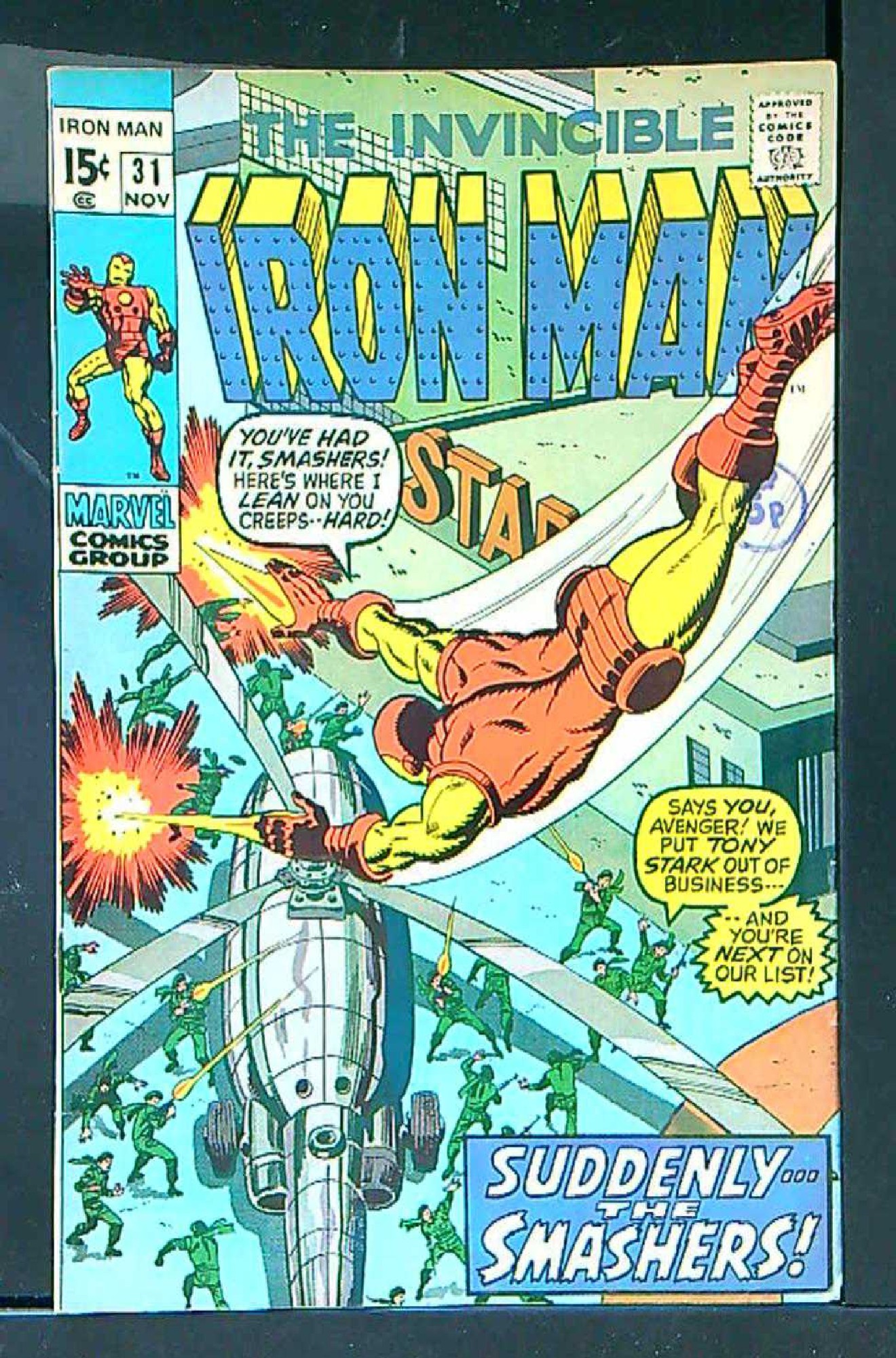 Cover of Iron Man (Vol 1) #31. One of 250,000 Vintage American Comics on sale from Krypton!