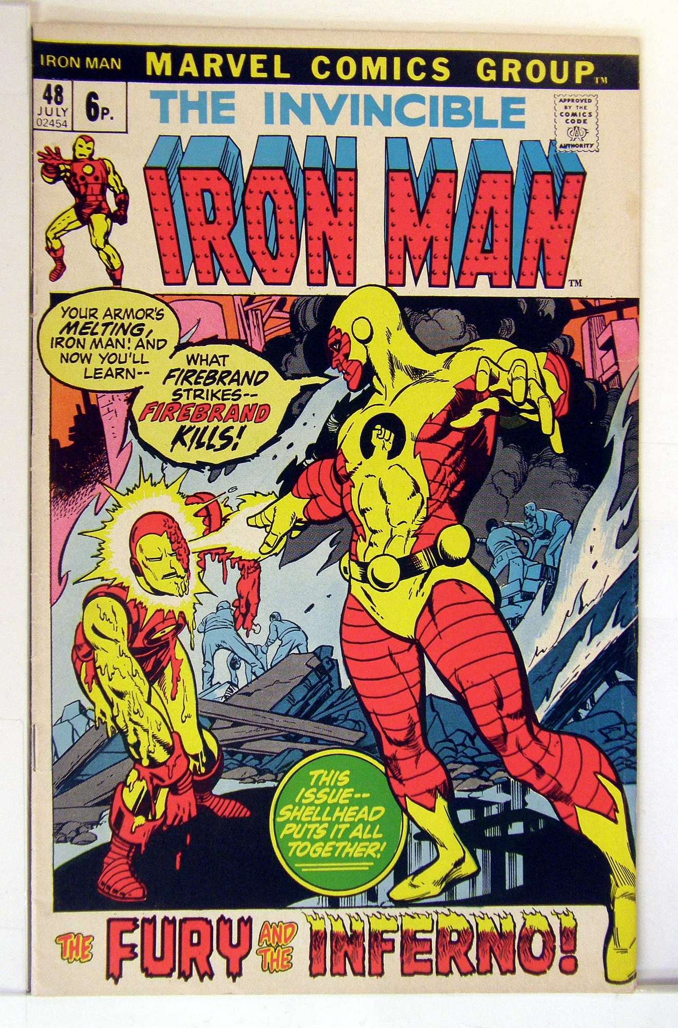 Cover of Iron Man (Vol 1) #48. One of 250,000 Vintage American Comics on sale from Krypton!