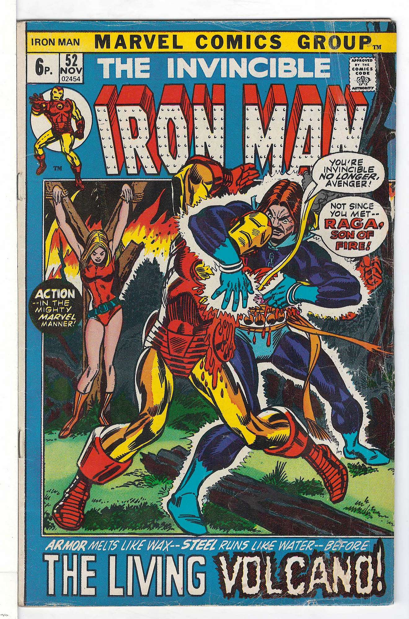 Cover of Iron Man (Vol 1) #52. One of 250,000 Vintage American Comics on sale from Krypton!