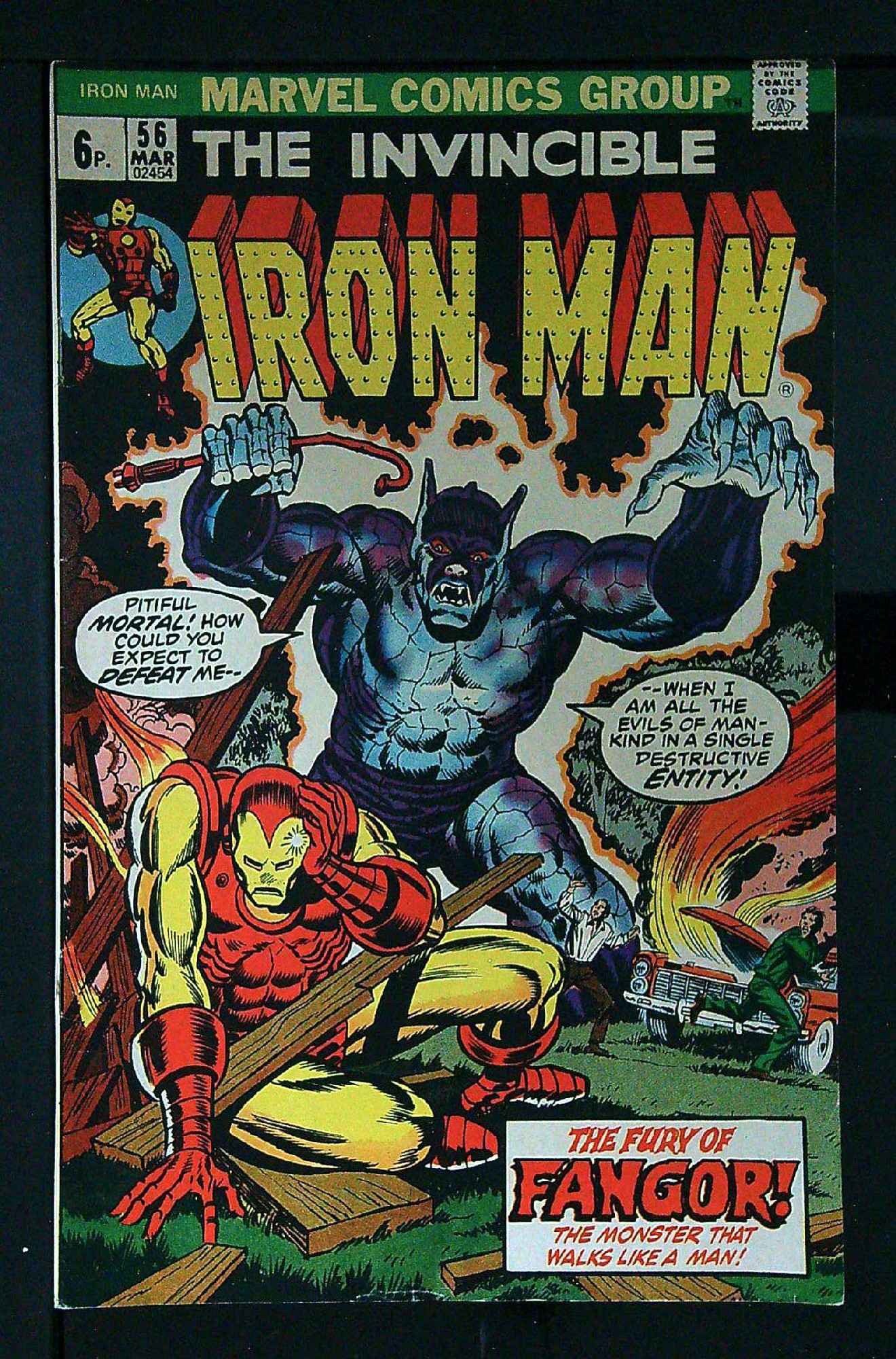 Cover of Iron Man (Vol 1) #56. One of 250,000 Vintage American Comics on sale from Krypton!