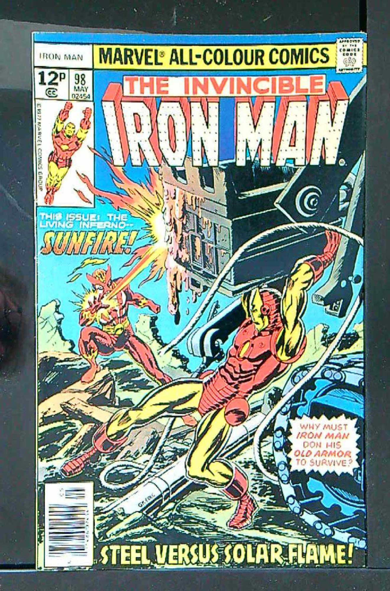 Cover of Iron Man (Vol 1) #98. One of 250,000 Vintage American Comics on sale from Krypton!