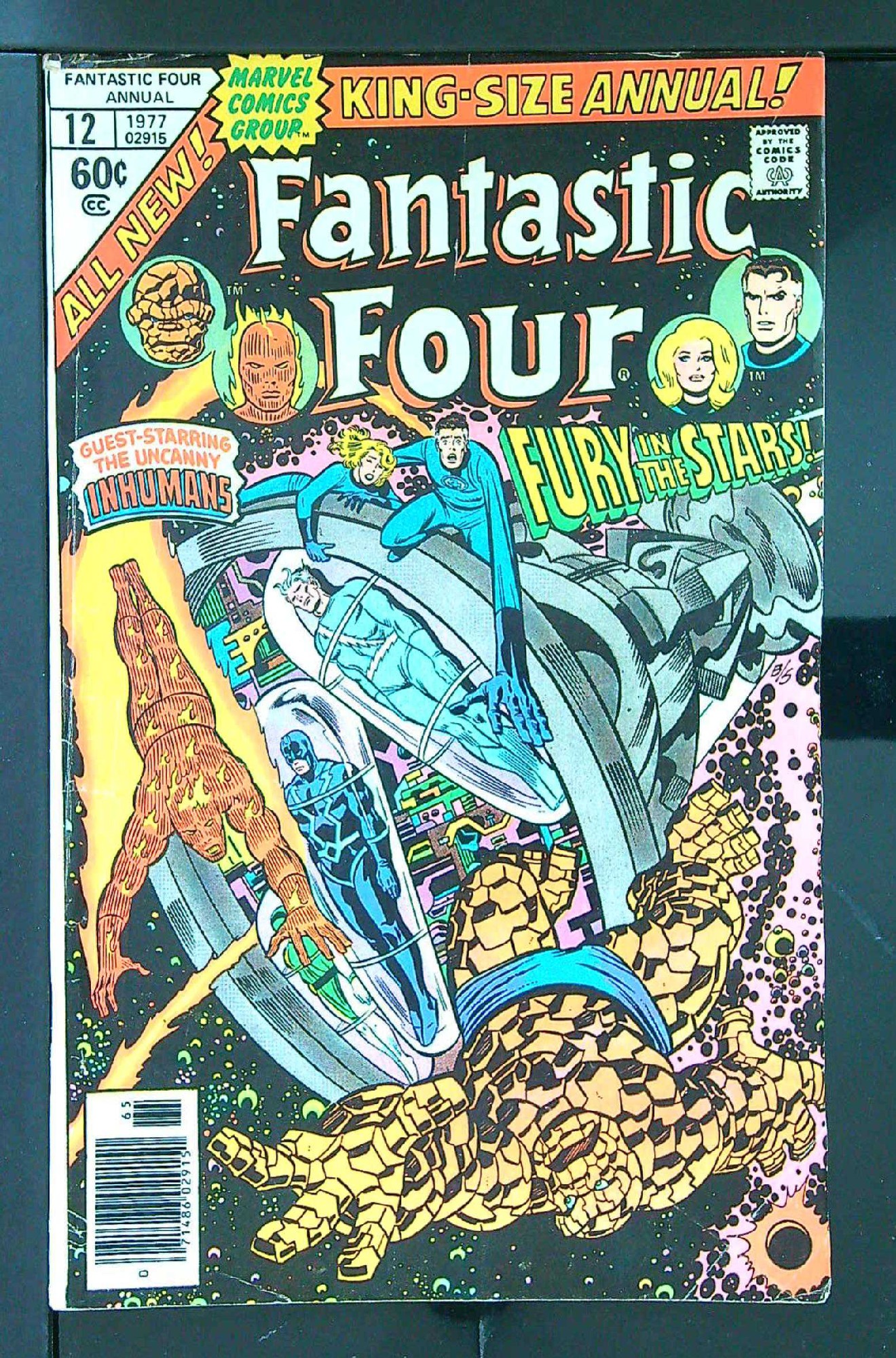 Cover of Fantastic Four Annual #12. One of 250,000 Vintage American Comics on sale from Krypton!