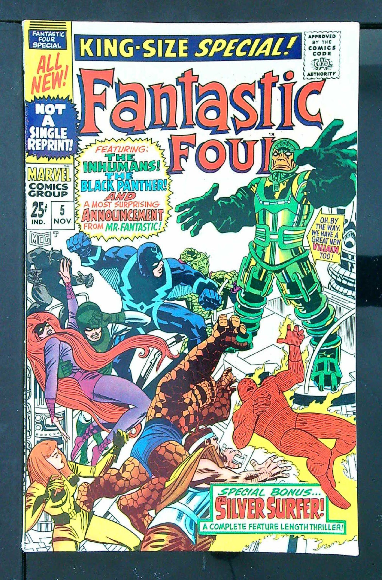 Cover of Fantastic Four Annual #5. One of 250,000 Vintage American Comics on sale from Krypton!