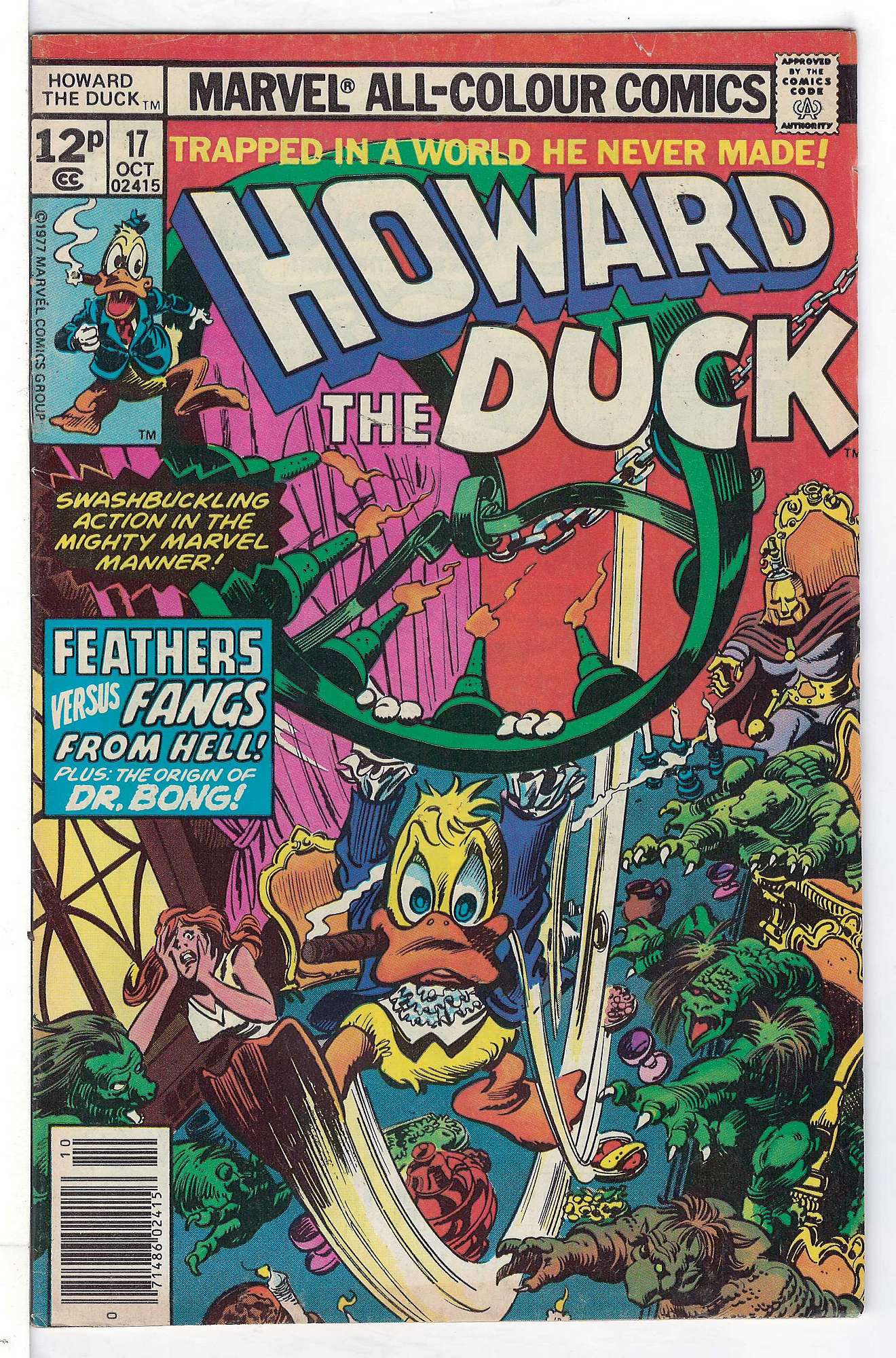 Cover of Howard the Duck (Vol 1) #17. One of 250,000 Vintage American Comics on sale from Krypton!