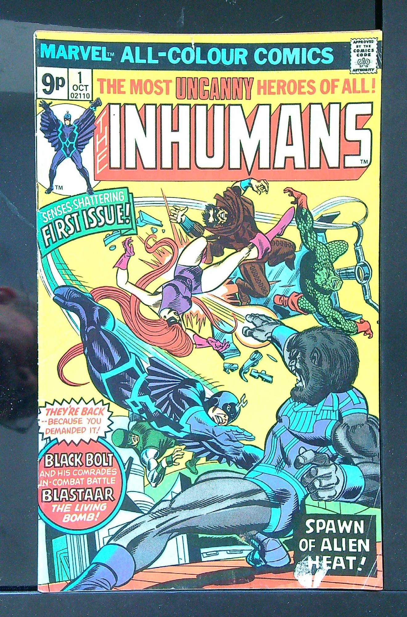 Cover of Inhumans (Vol 1) #1. One of 250,000 Vintage American Comics on sale from Krypton!