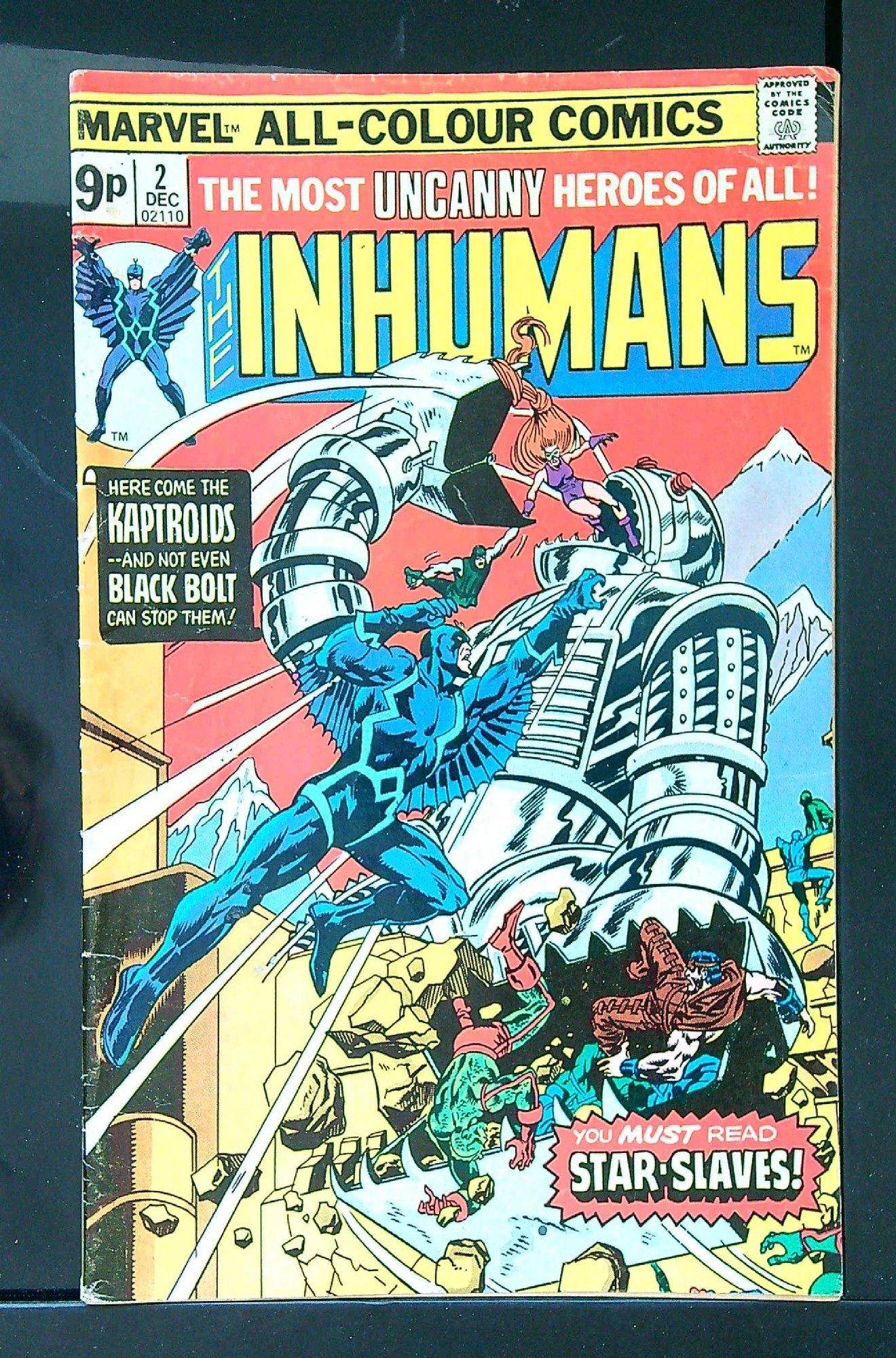 Cover of Inhumans (Vol 1) #2. One of 250,000 Vintage American Comics on sale from Krypton!