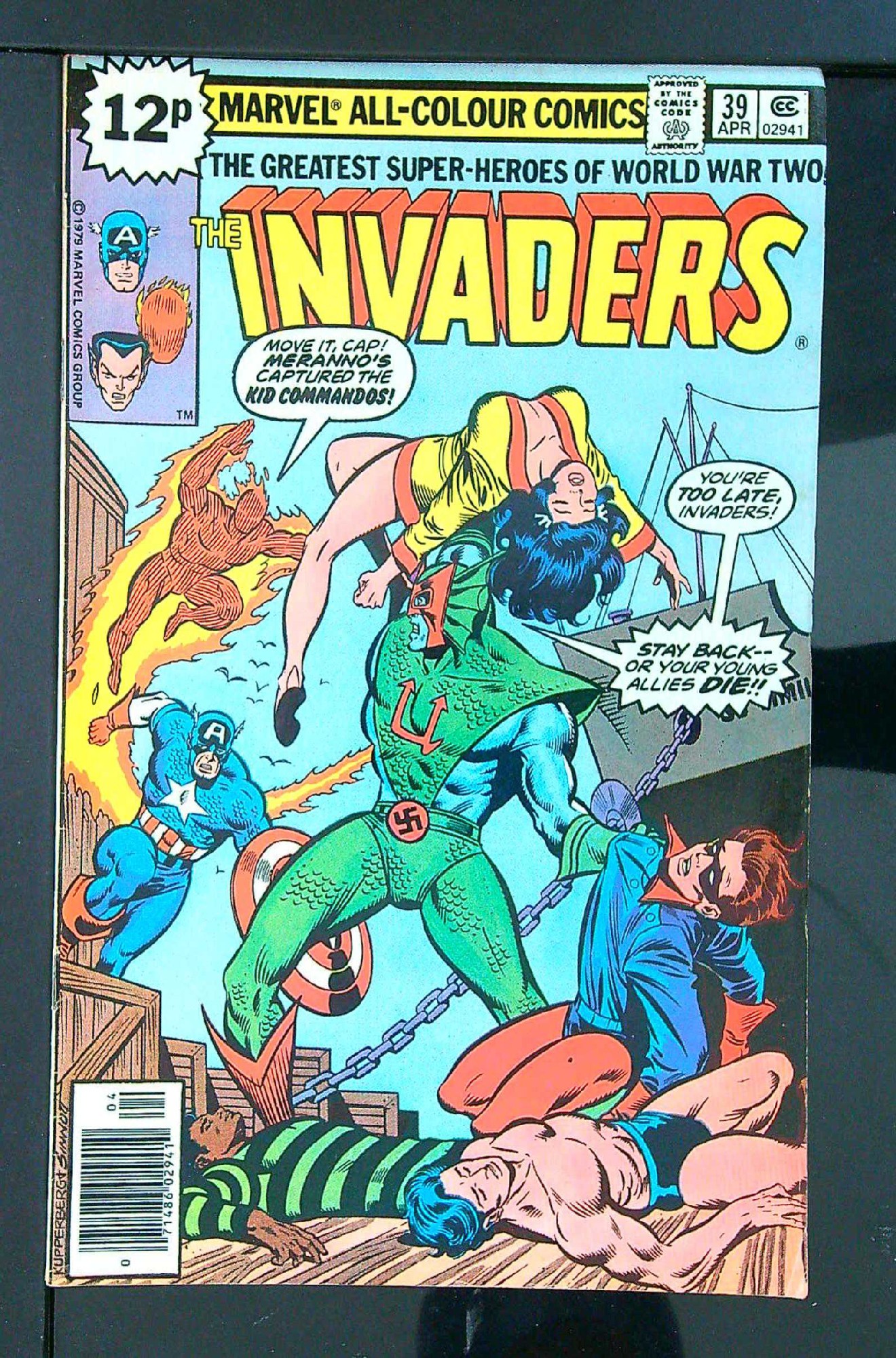 Cover of Invaders (Vol 1) #39. One of 250,000 Vintage American Comics on sale from Krypton!