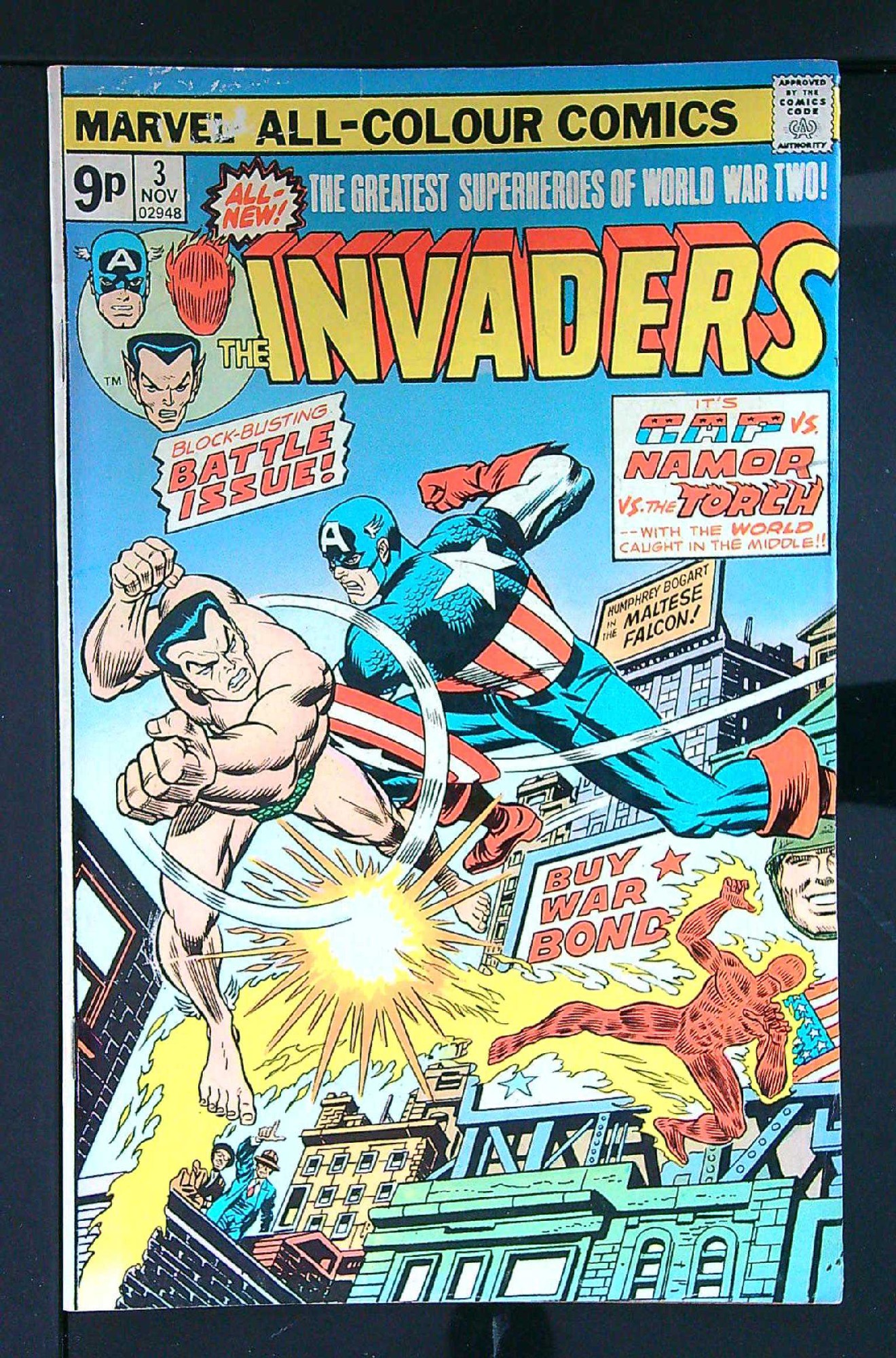 Cover of Invaders (Vol 1) #3. One of 250,000 Vintage American Comics on sale from Krypton!