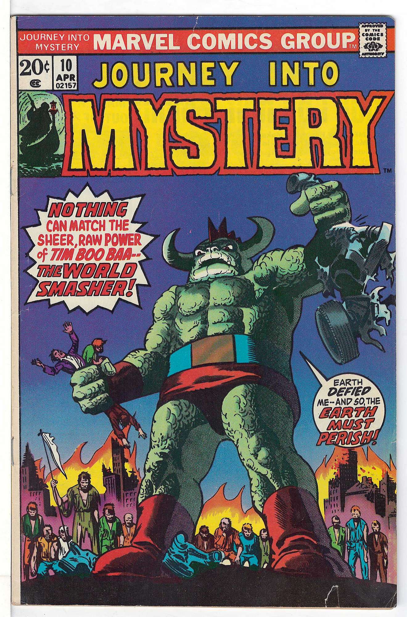Cover of Journey Into Mystery (Vol 2) #10. One of 250,000 Vintage American Comics on sale from Krypton!