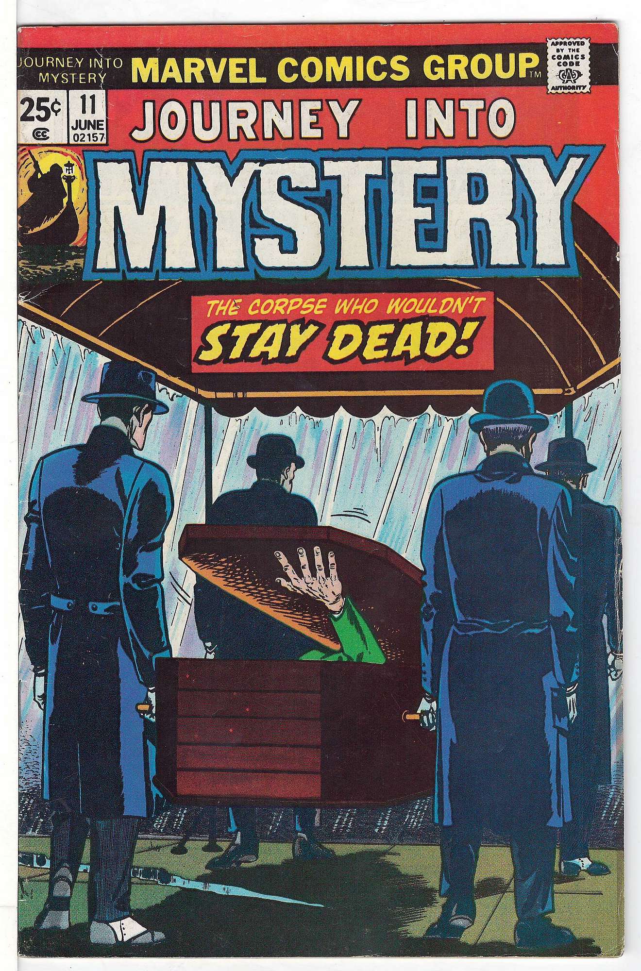 ACTUAL SCAN OF COMIC!<br> Cover of Journey Into Mystery (Vol 2) #11. One of 250,000 Vintage American Comics on sale from Krypton!