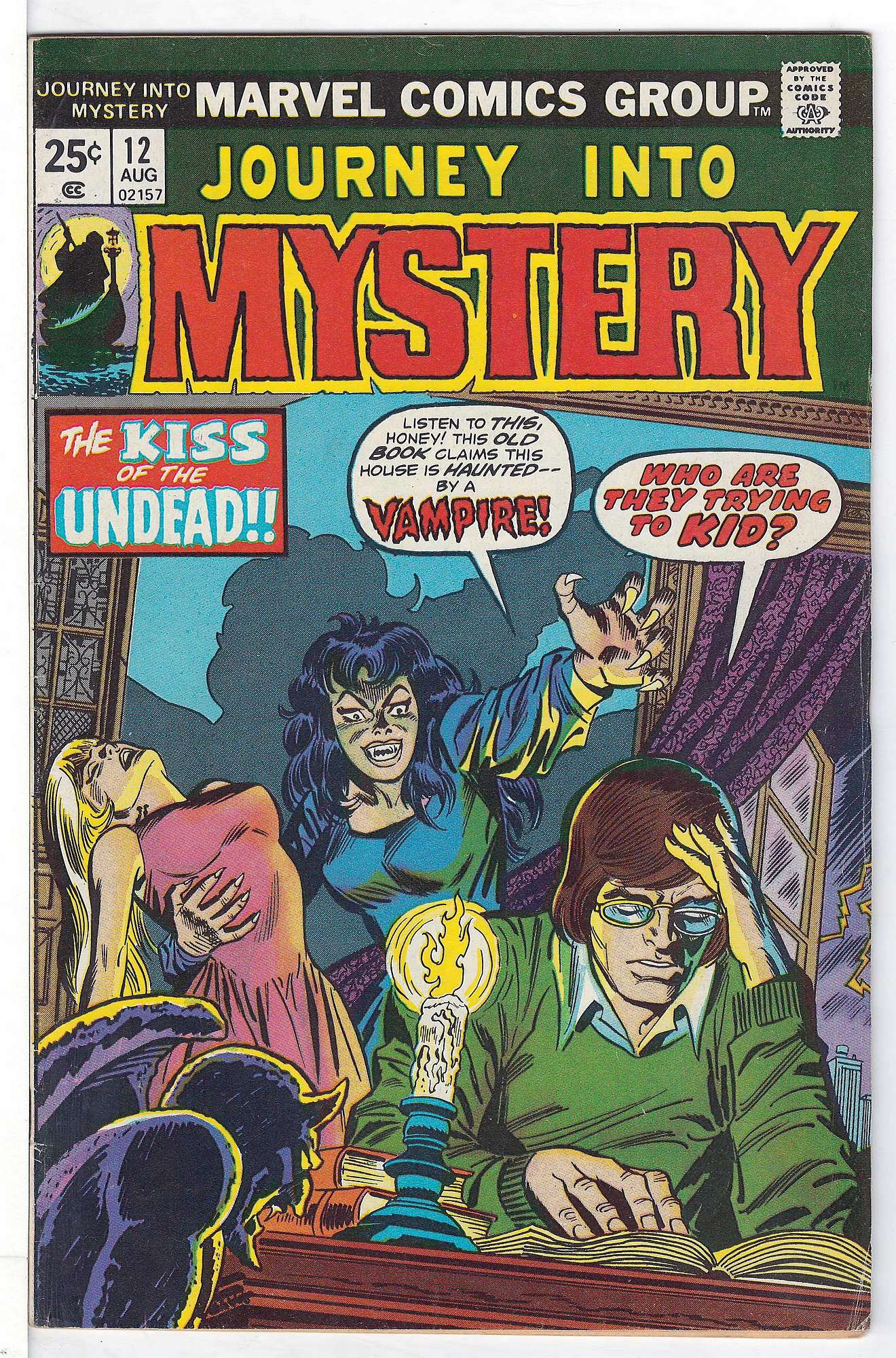 ACTUAL SCAN OF COMIC!<br> Cover of Journey Into Mystery (Vol 2) #12. One of 250,000 Vintage American Comics on sale from Krypton!