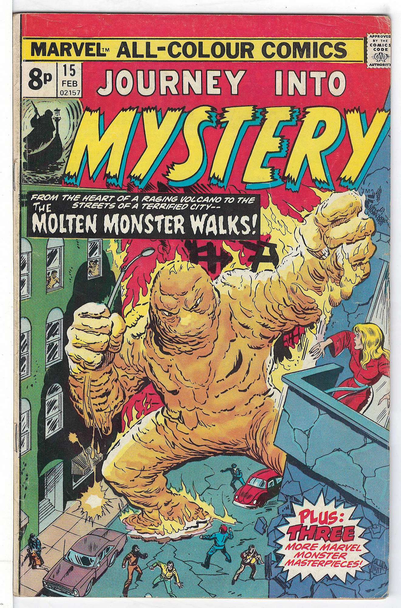 ACTUAL SCAN OF COMIC!<br> Cover of Journey Into Mystery (Vol 2) #15. One of 250,000 Vintage American Comics on sale from Krypton!