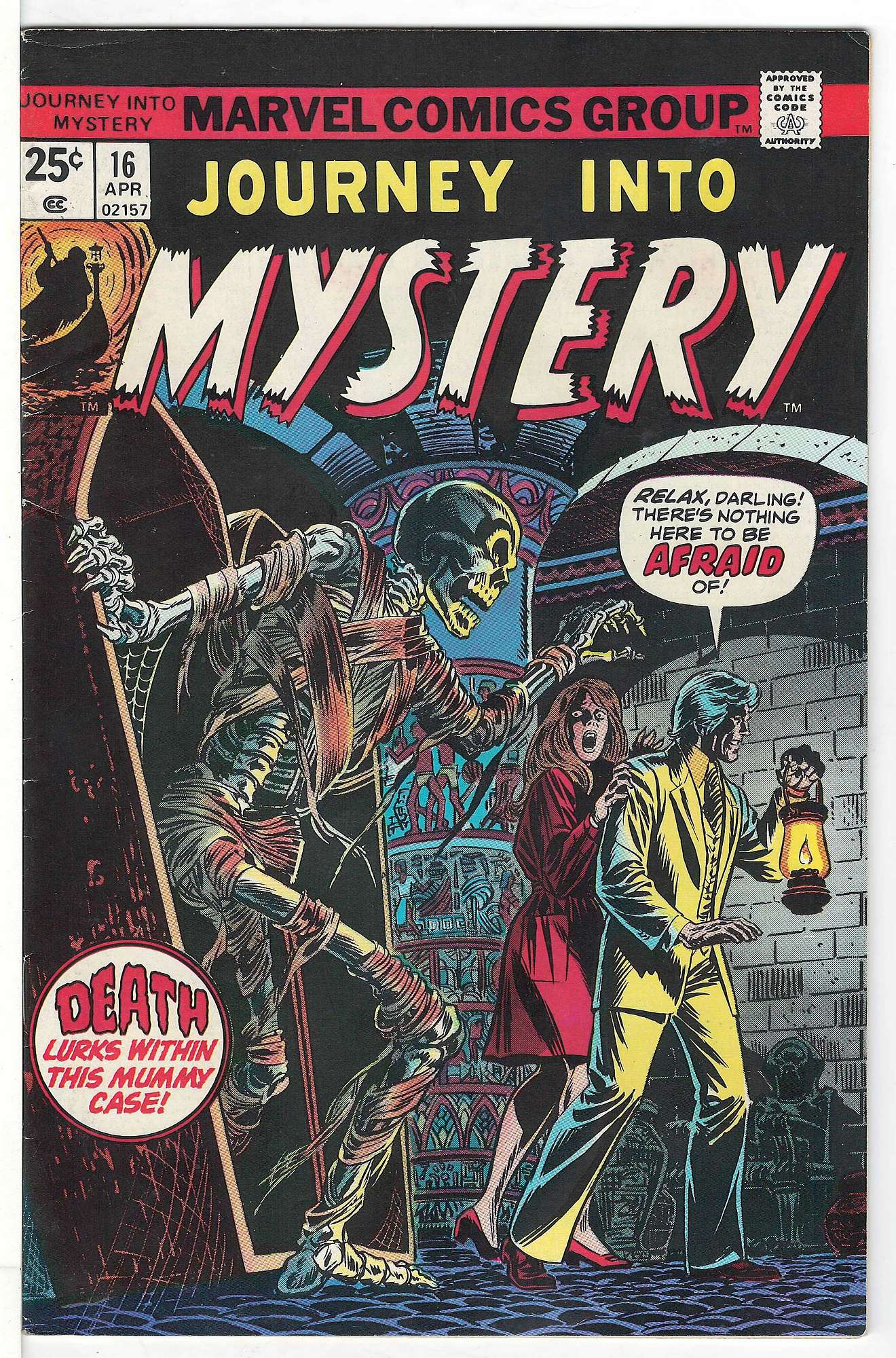Cover of Journey Into Mystery (Vol 2) #16. One of 250,000 Vintage American Comics on sale from Krypton!