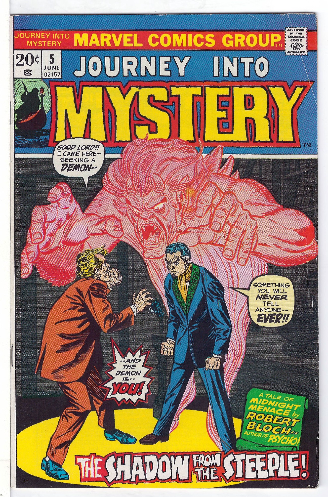 Cover of Journey Into Mystery (Vol 2) #5. One of 250,000 Vintage American Comics on sale from Krypton!
