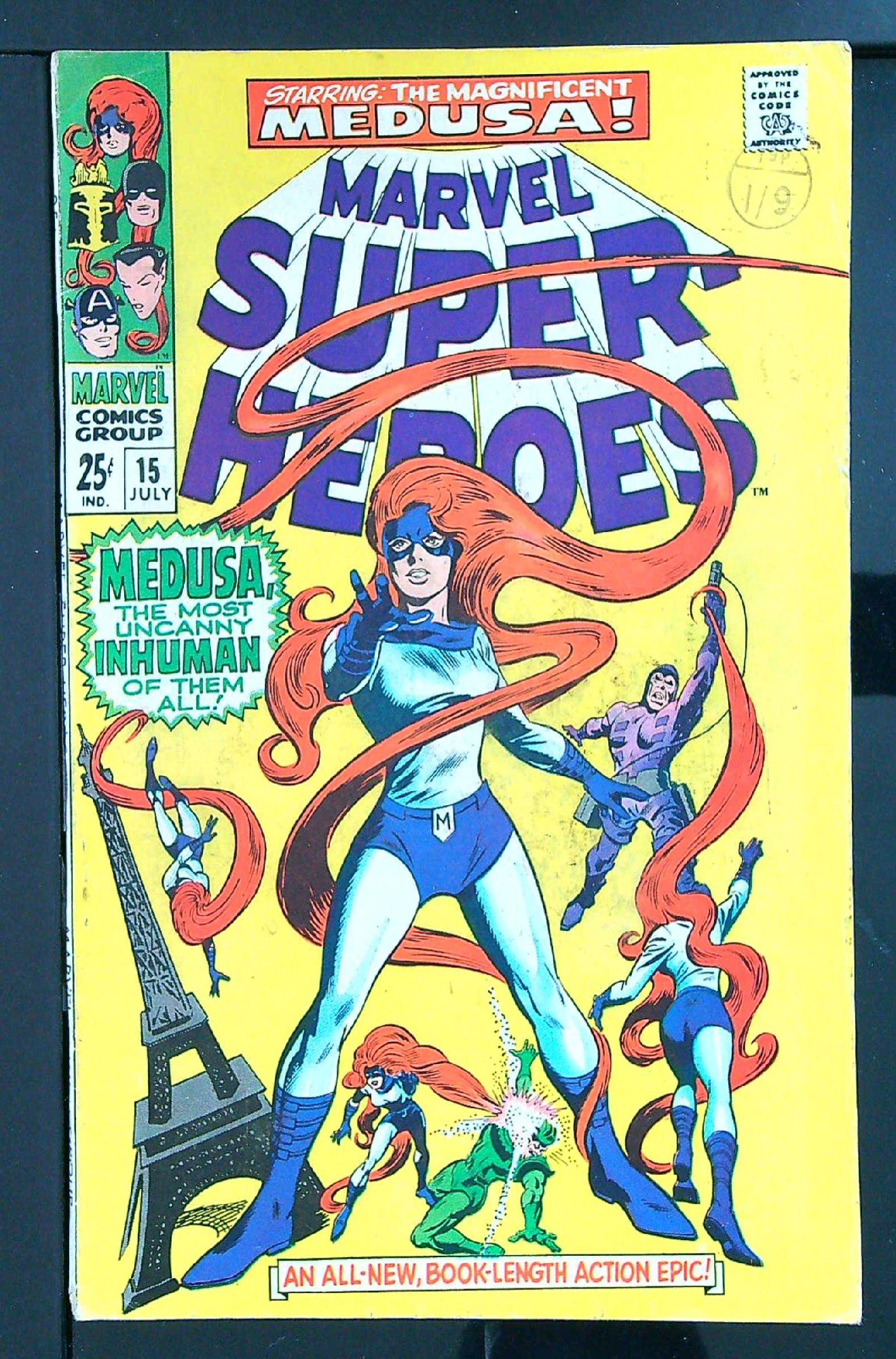 Cover of Marvel Super-Heroes (Vol 1) #15. One of 250,000 Vintage American Comics on sale from Krypton!
